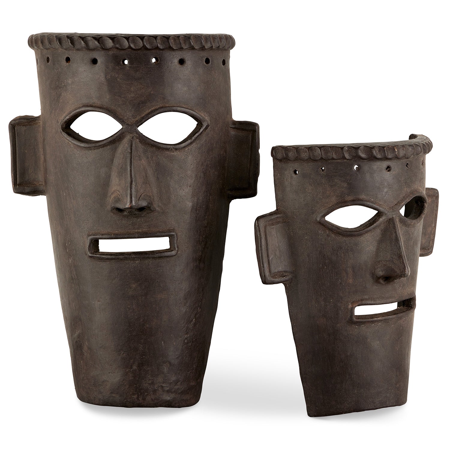 Currey & Co Etu Mask Set of 2 - Final Sale