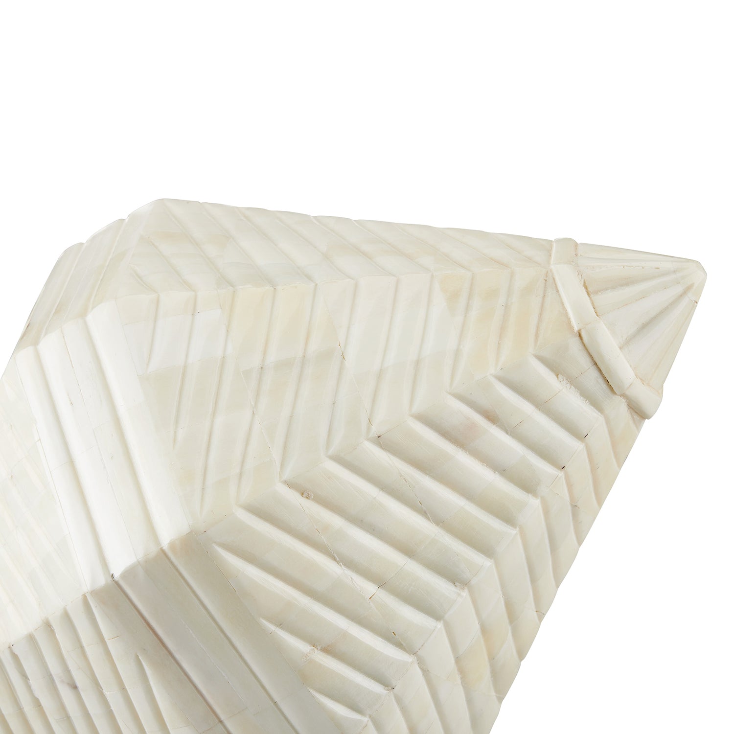 Currey & Co Pavi Bone Prism Set of 2