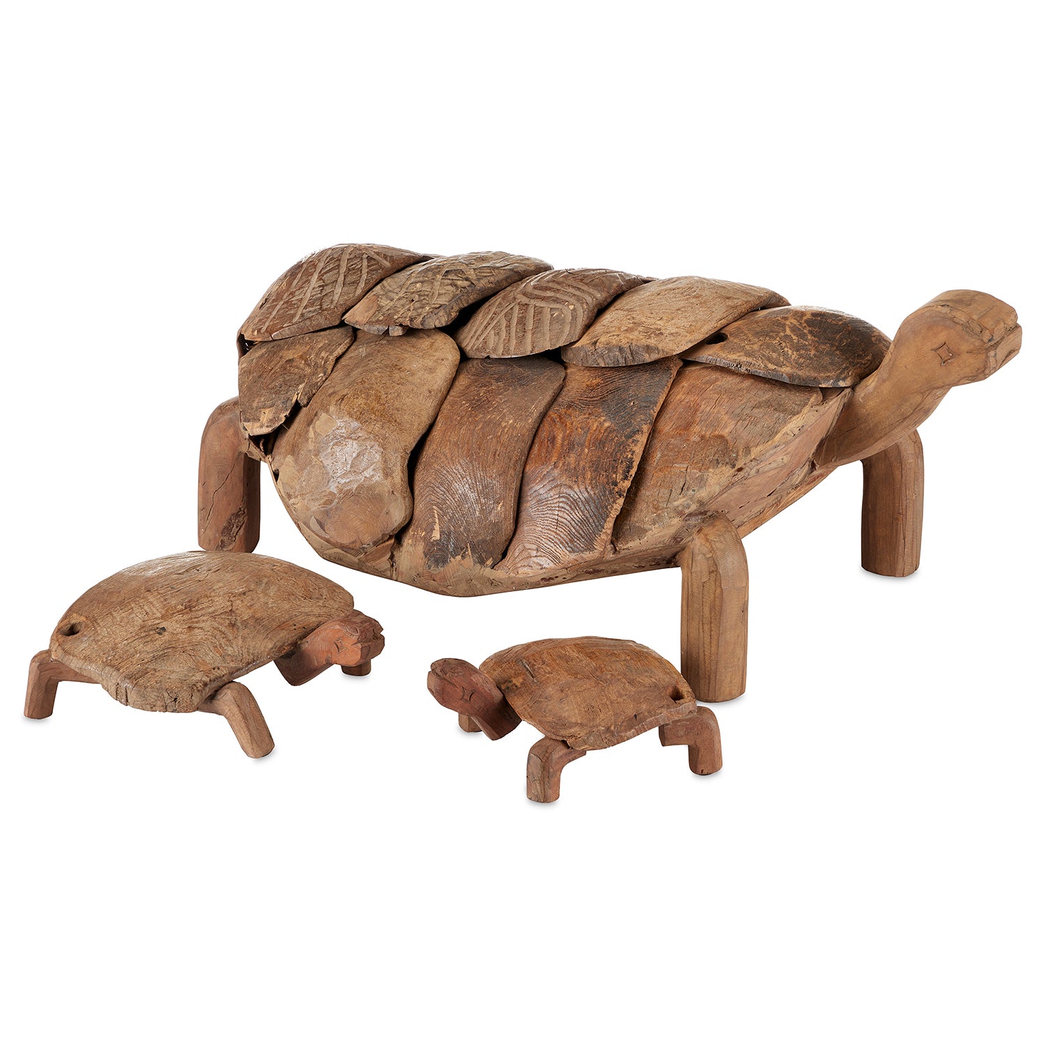 Currey & Co Turtle Sculpture Set of 3