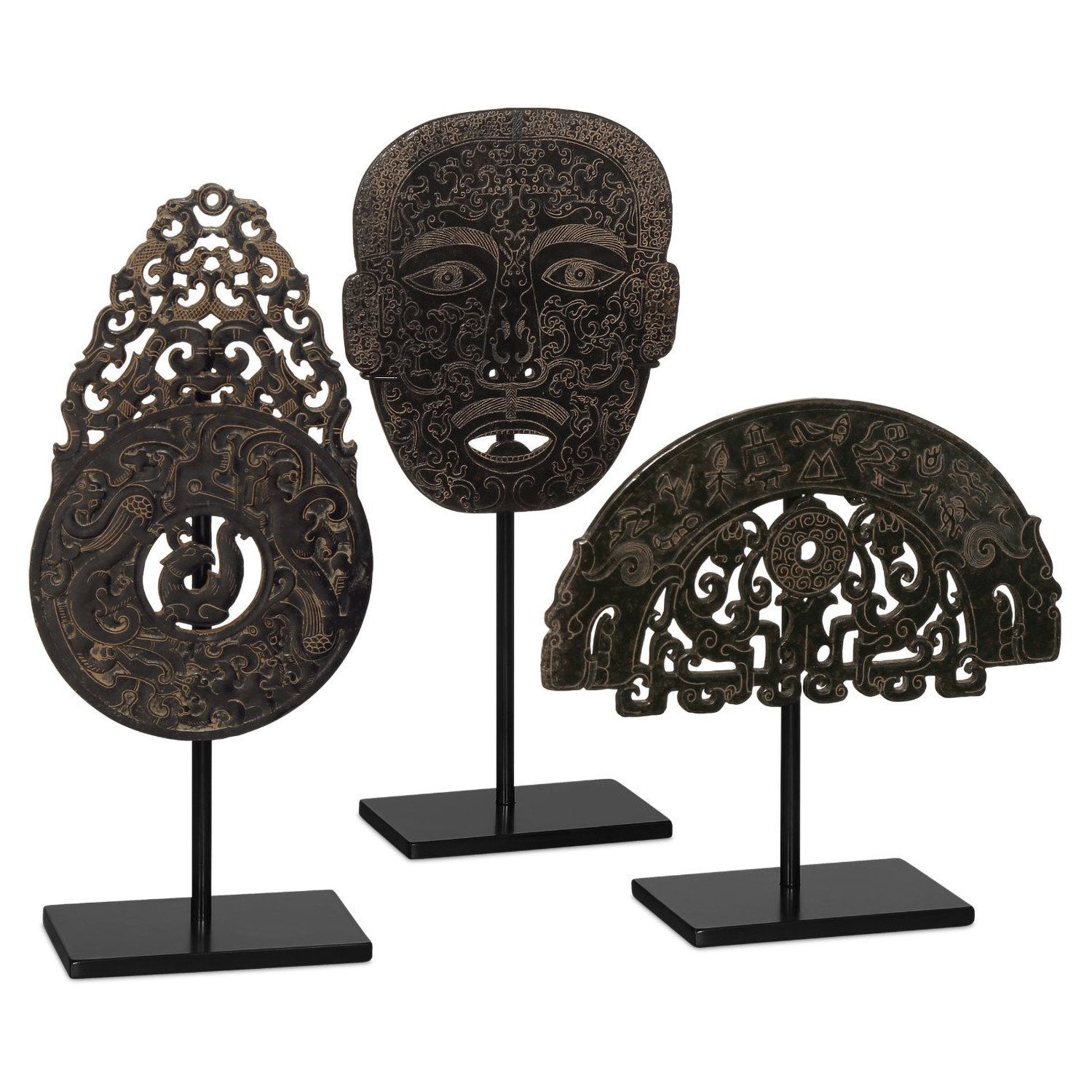 Currey & Co Han Dynasty Jade Jewel Sculpture - Final Sale