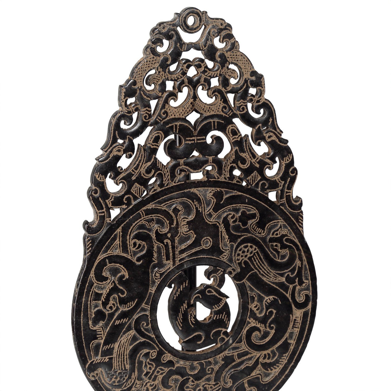 Currey & Co Han Dynasty Jade Symbol Sculpture - Final Sale