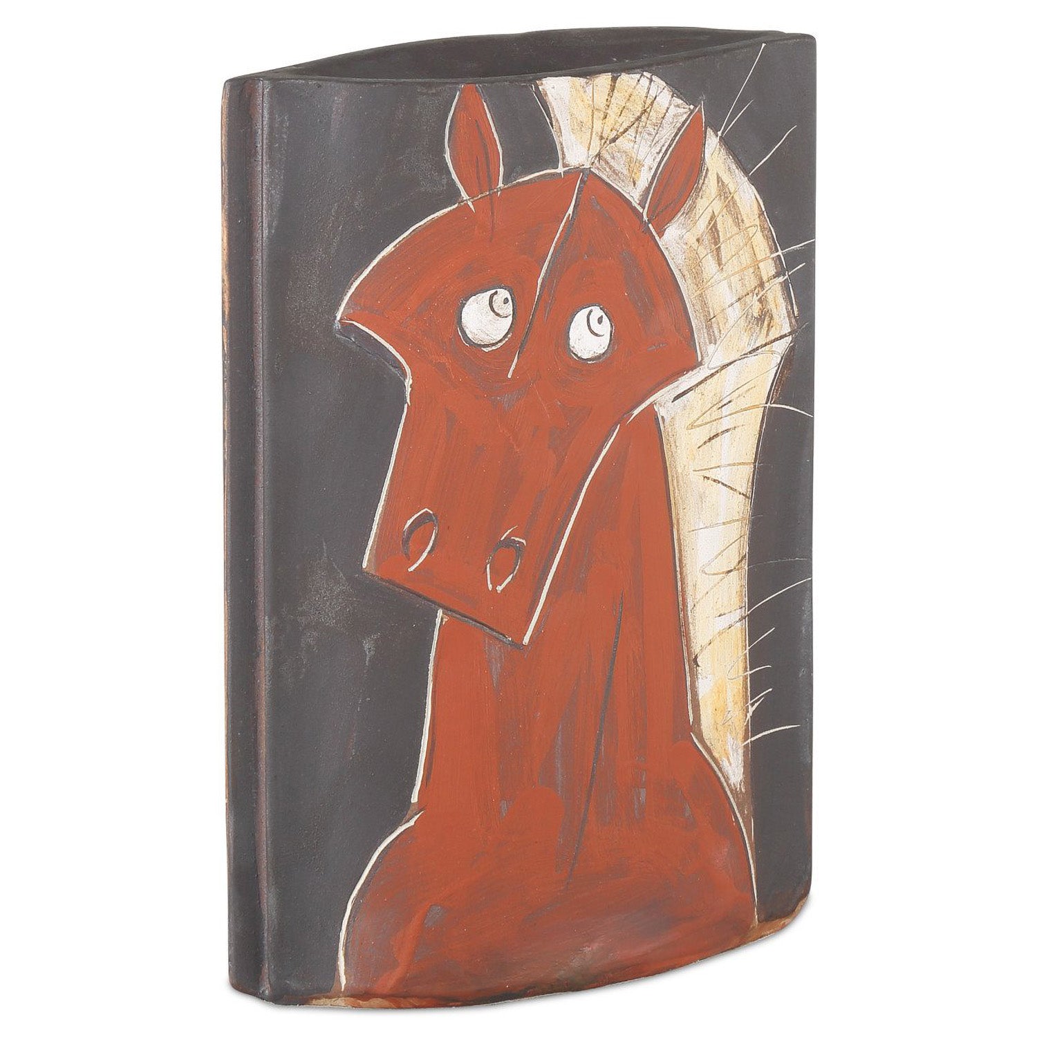 Currey & Co Artistic Horse Vase - Final Sale