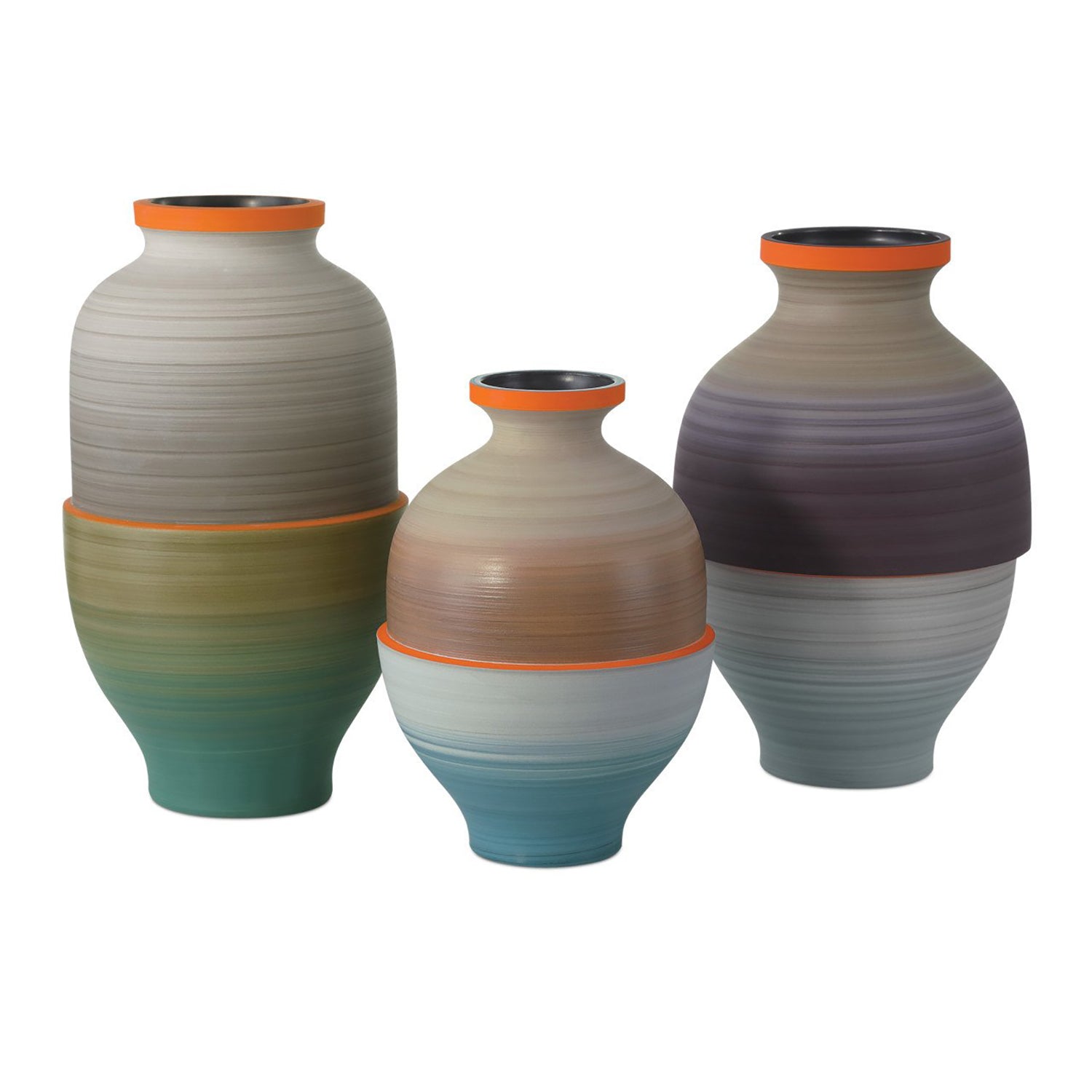 Currey & Co Happy 80's Vase Set of 3