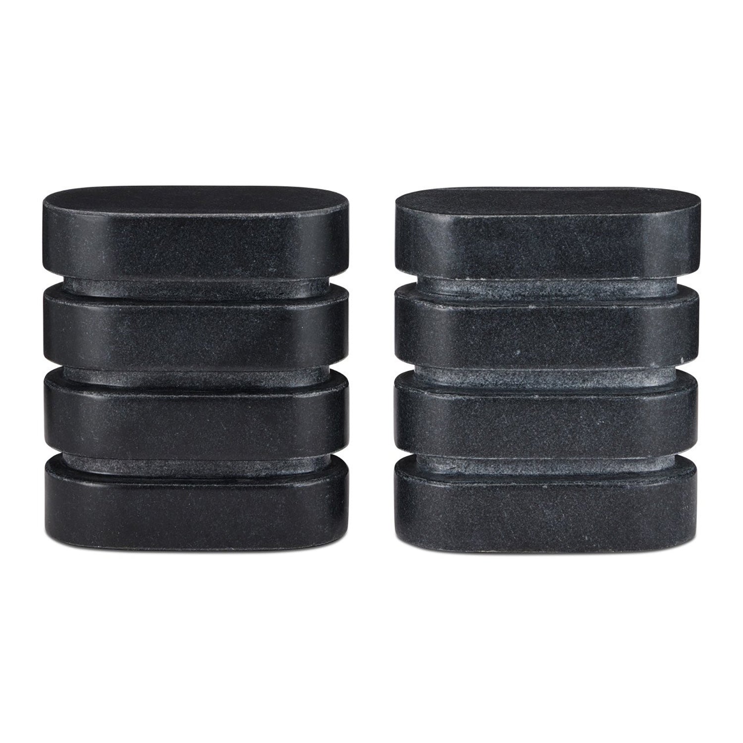 Currey & Co Bheslana Marble Object Set of 2