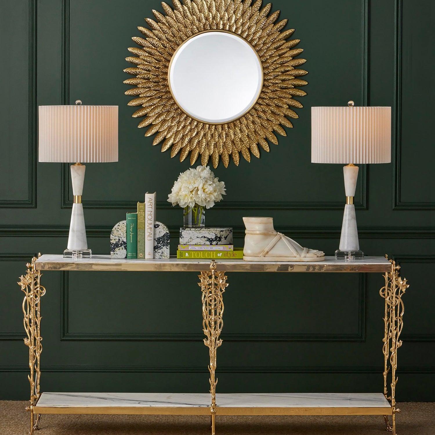 Currey & Co Fossey Object Set of 2