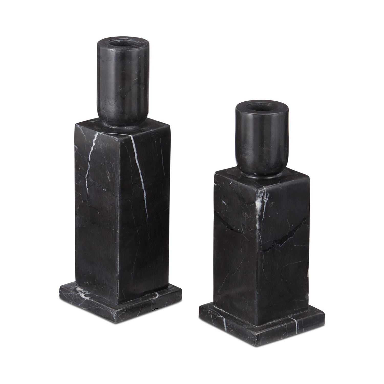 Currey & Co Lithos Candle Holder Set of 2