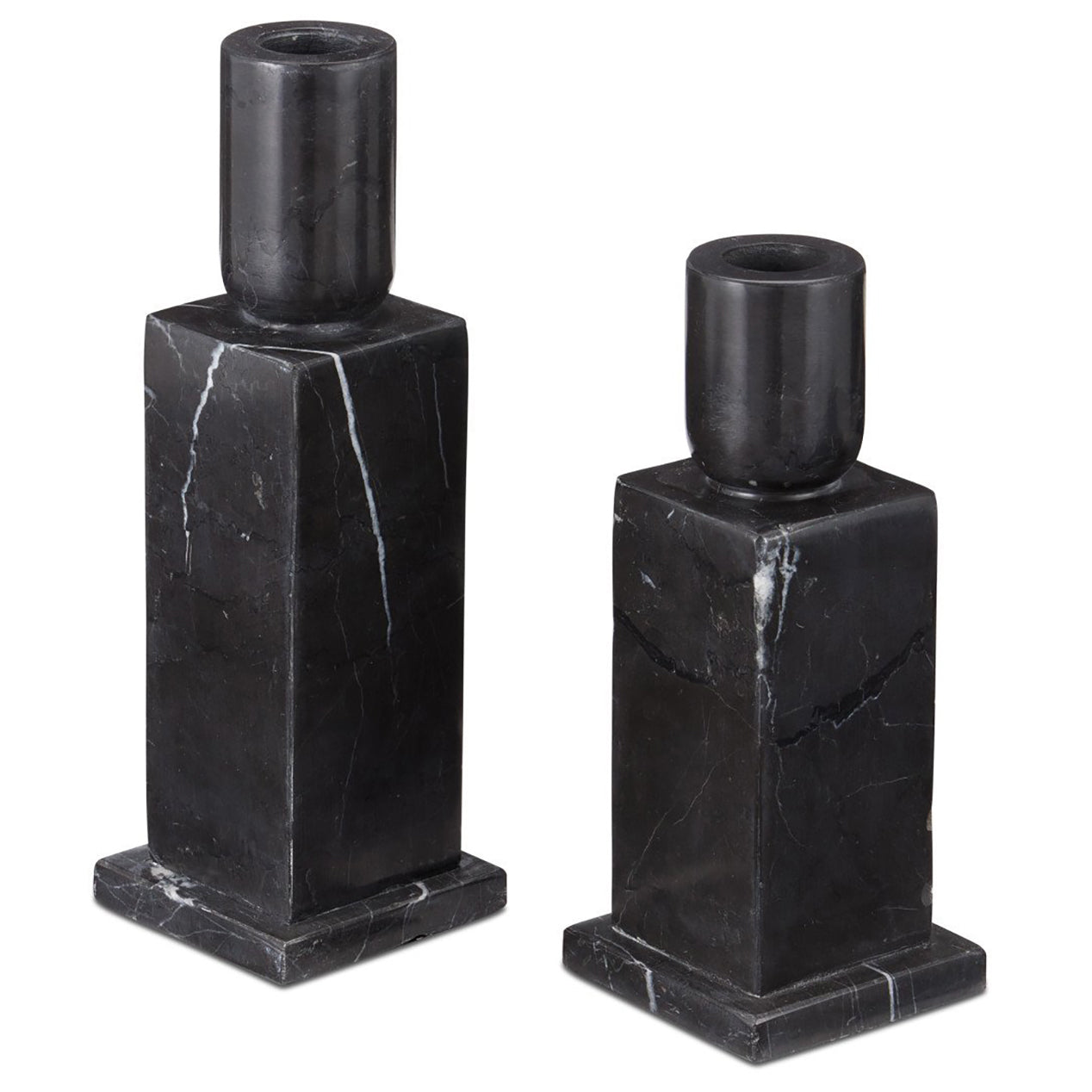 Currey & Co Lithos Candle Holder Set of 2
