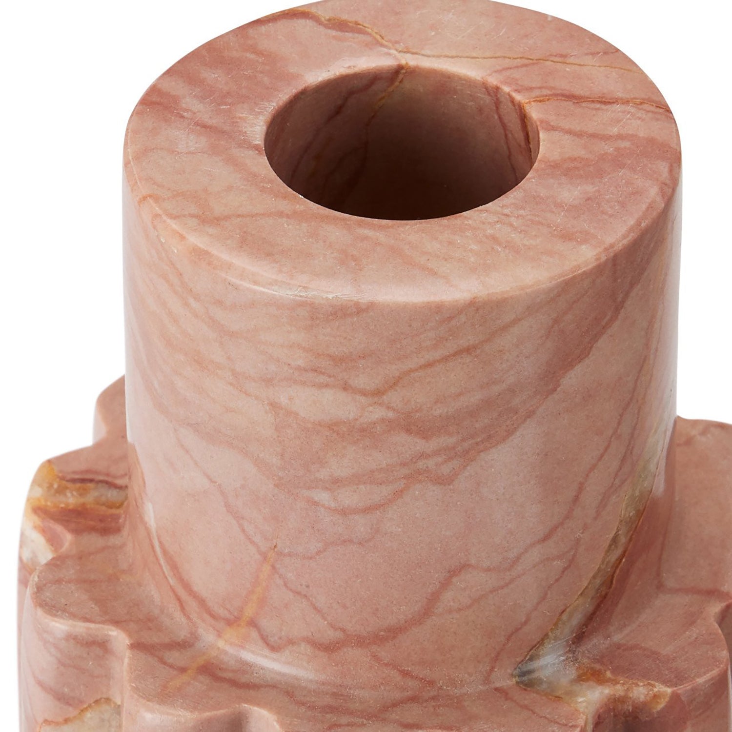 Currey & Co Penrose Pink Candle Holder Set of 2