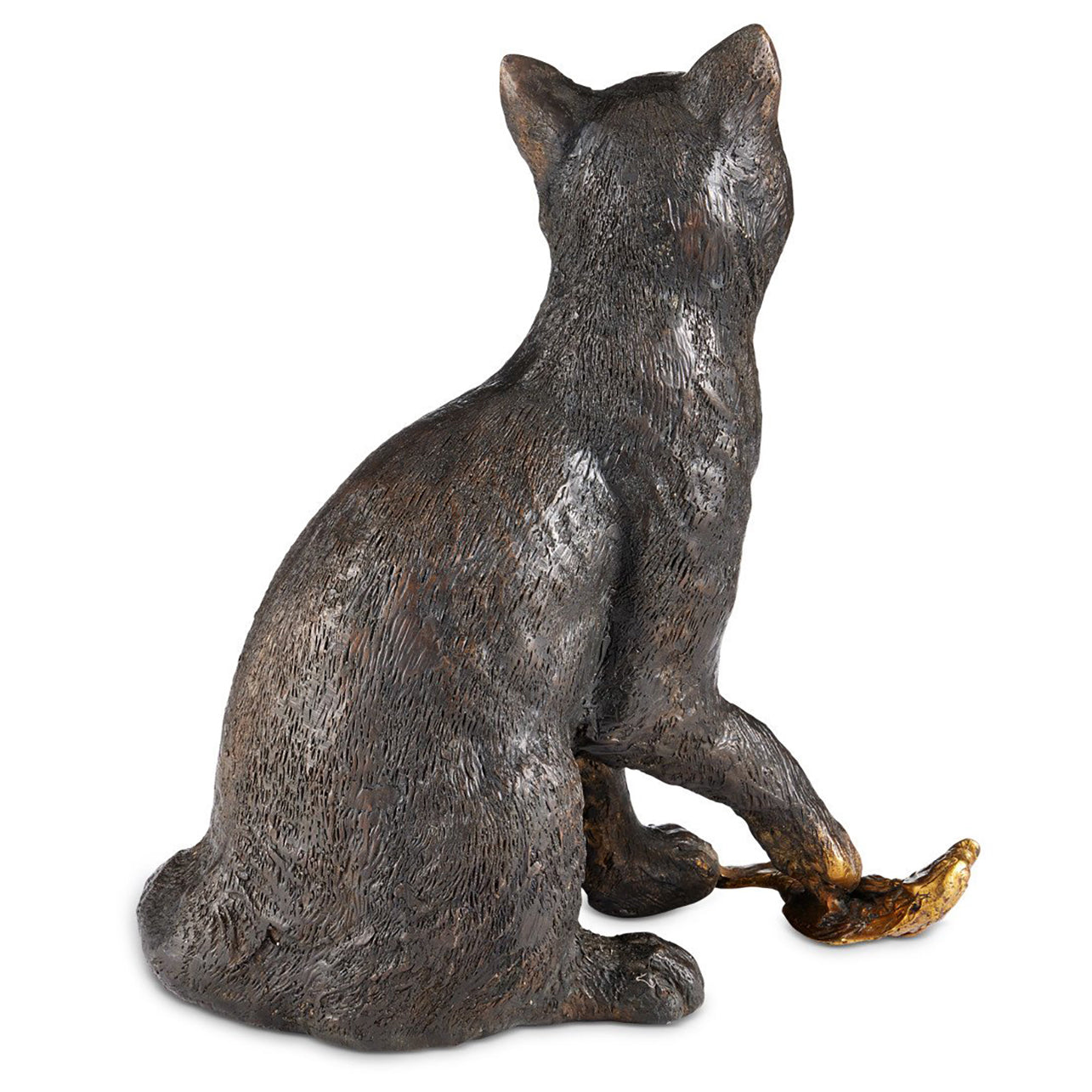 Currey & Co Gatto Bronze Sculpture
