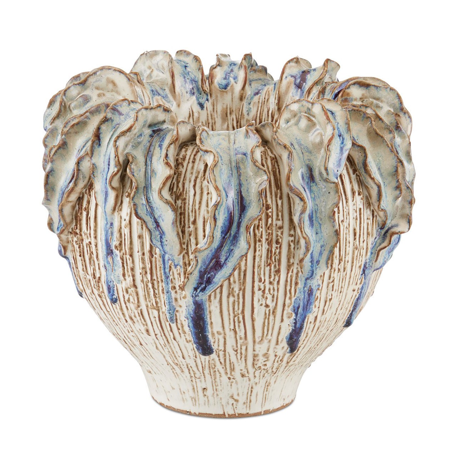 Currey & Co Tropical Crown Vase