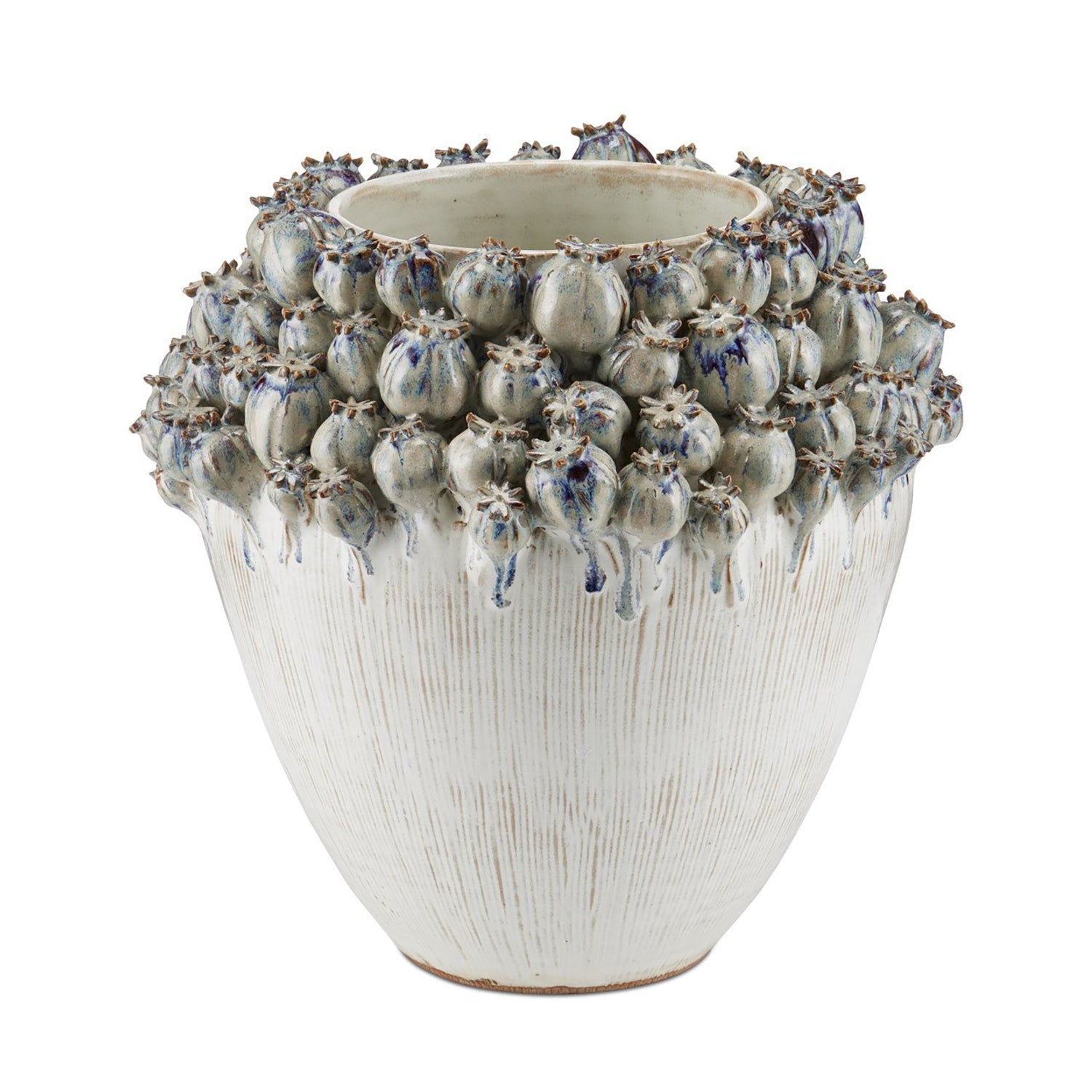 Currey & Co Poppy Pod Crown Vase