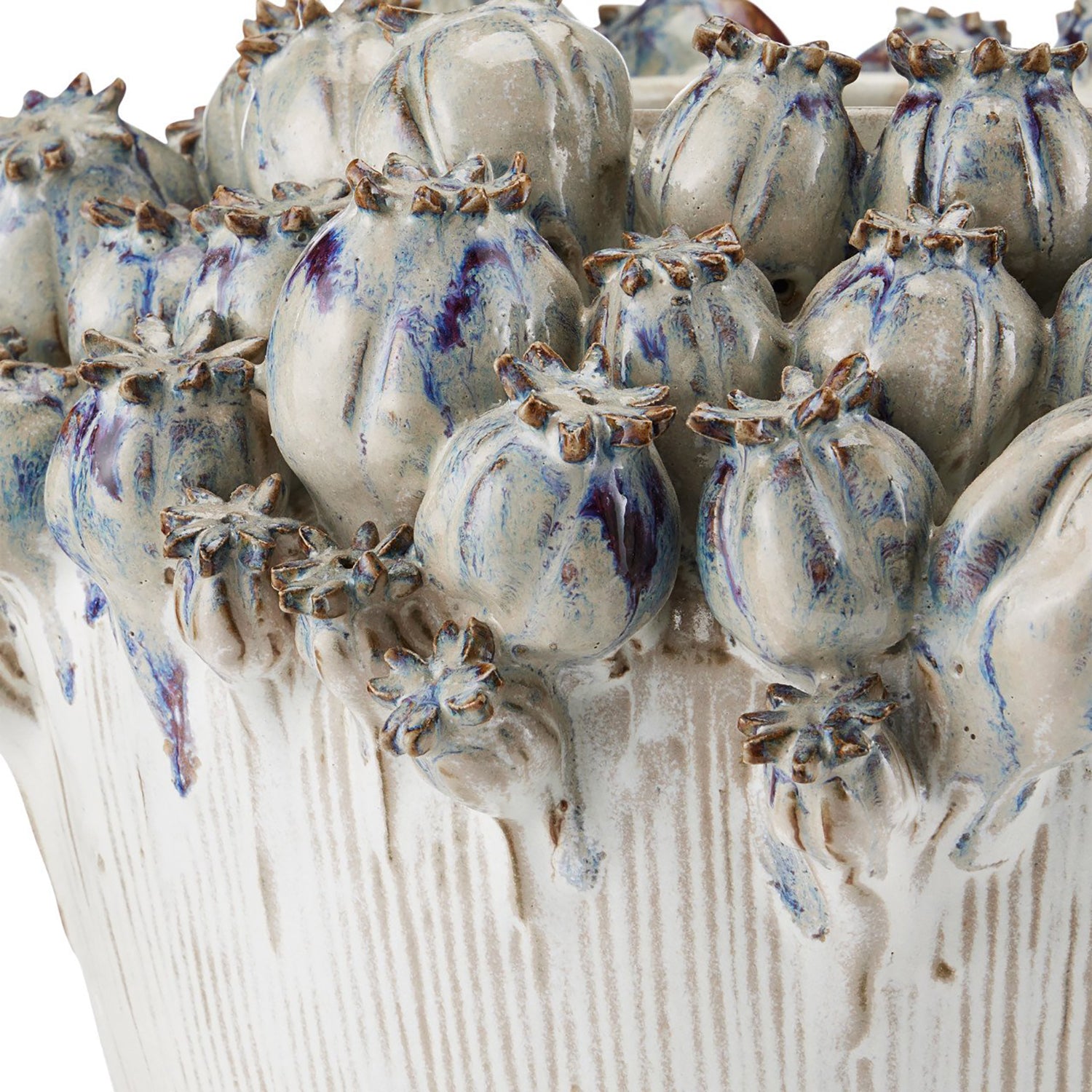 Currey & Co Poppy Pod Crown Vase