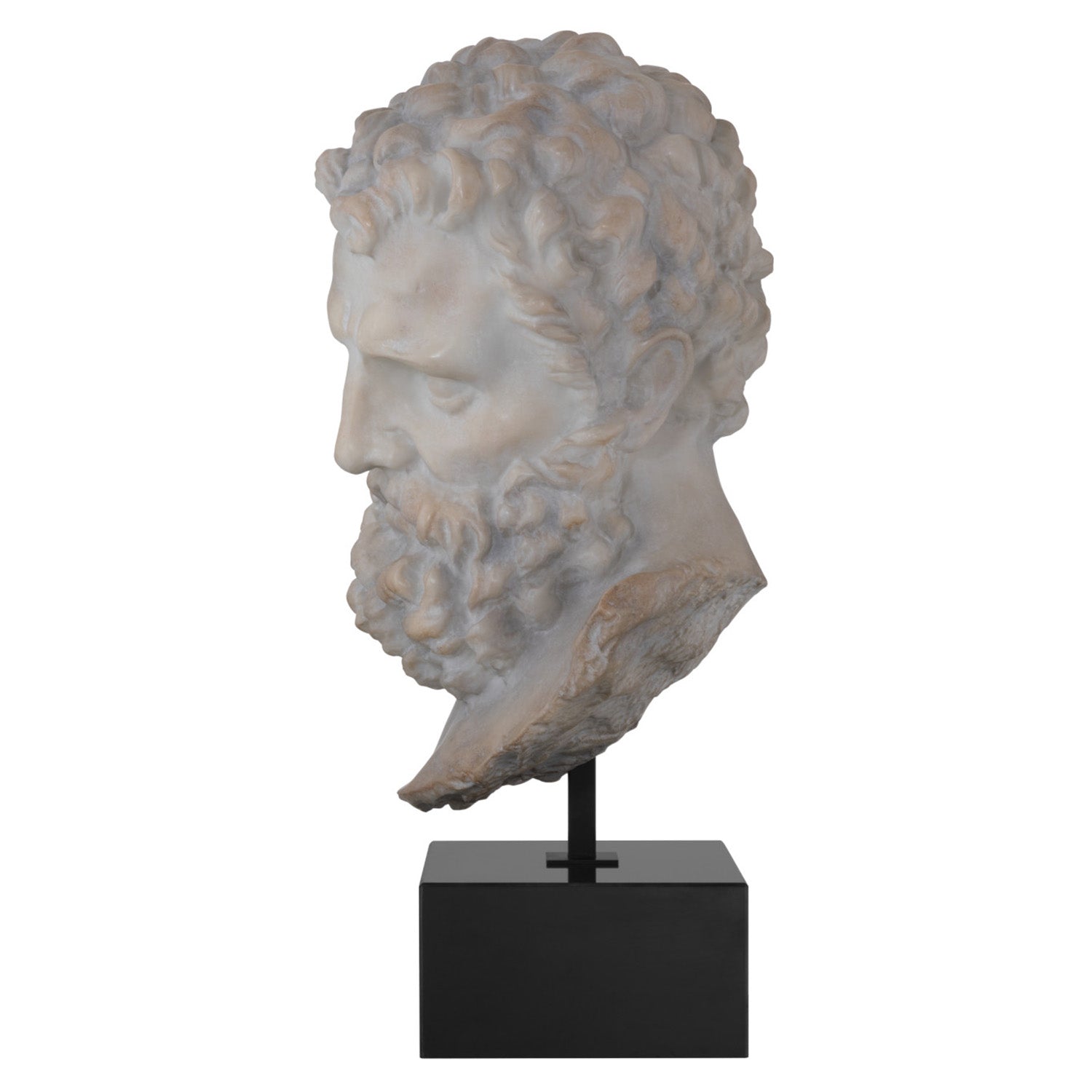 Currey & Co Hercules Head on Metal Stand