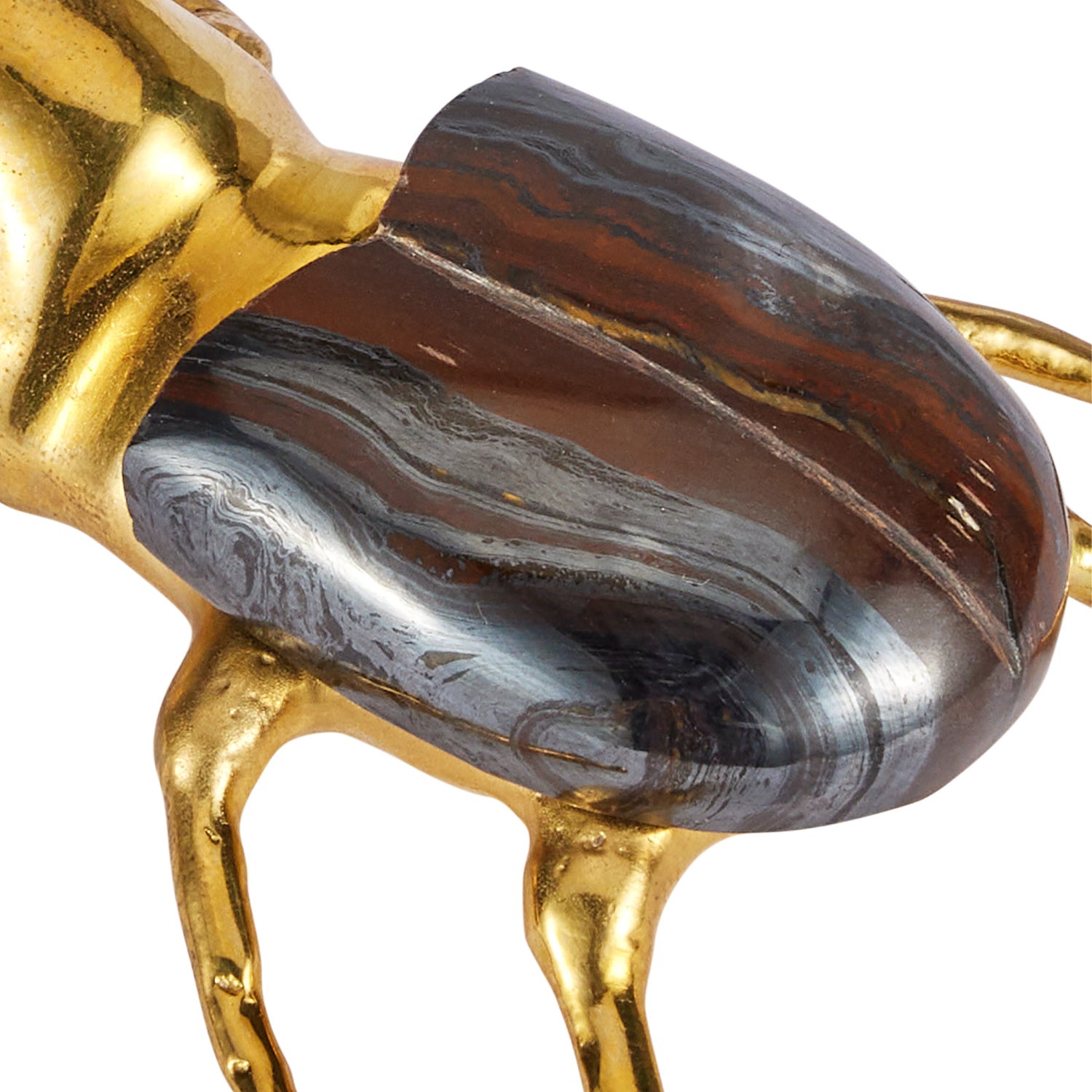 Currey & Co Brass Beetle Colony Set of 3