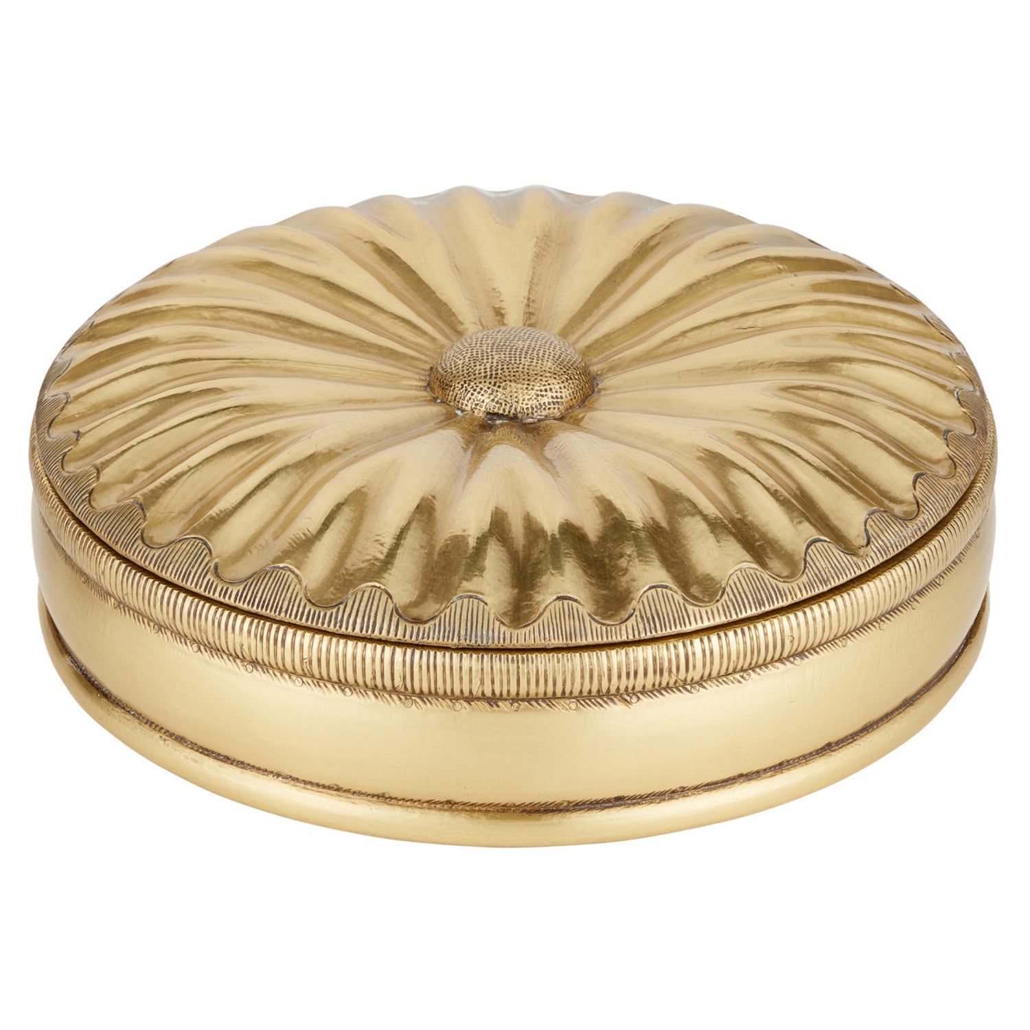 Currey & Co Pulsante Brass Box