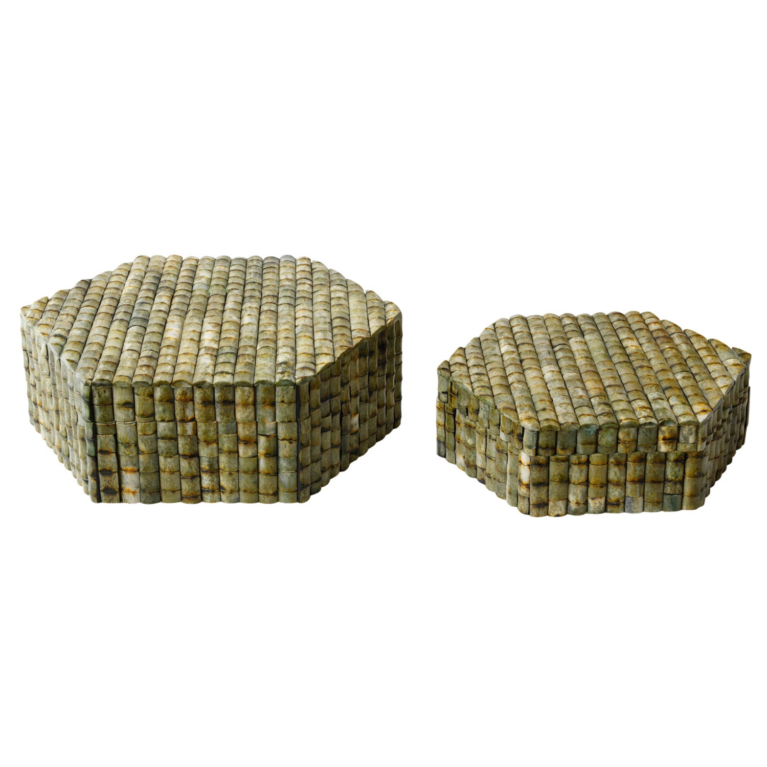 Currey & Co Knepp Green Box Set of 2