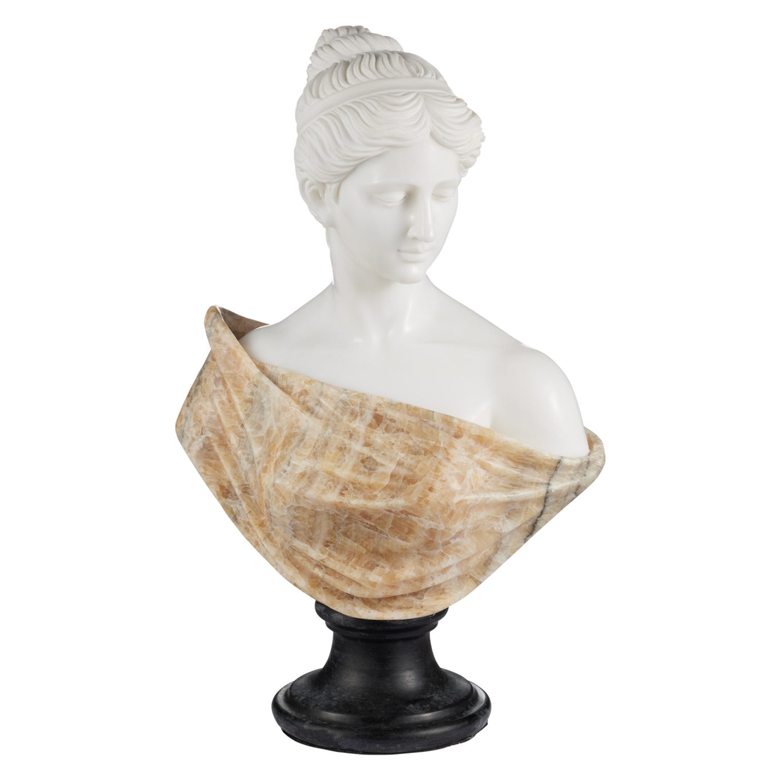 Currey & Co Thea Marble Bust Sculpture