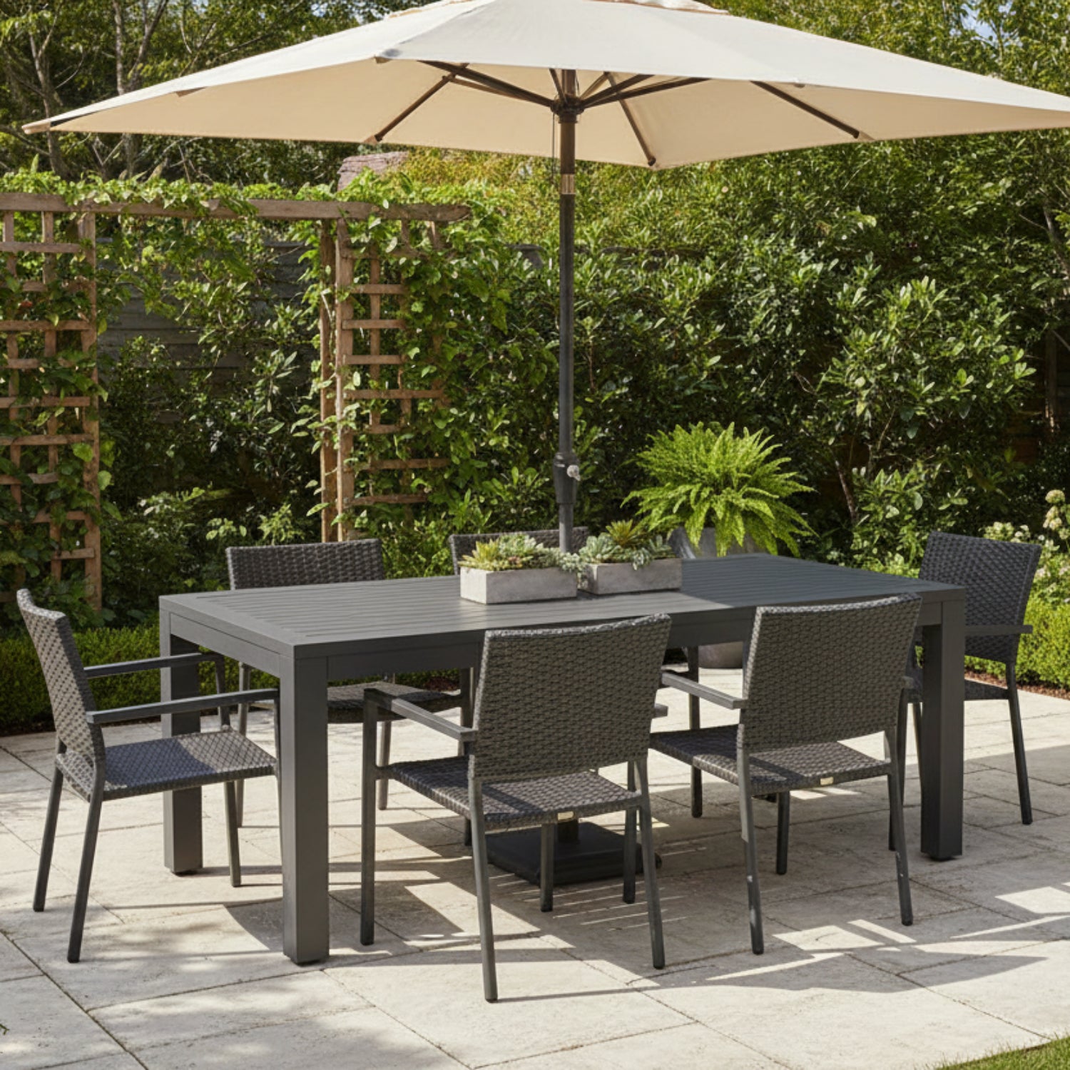 Sunset West Vegas Rectangular 36in x 64in Outdoor Dining Table
