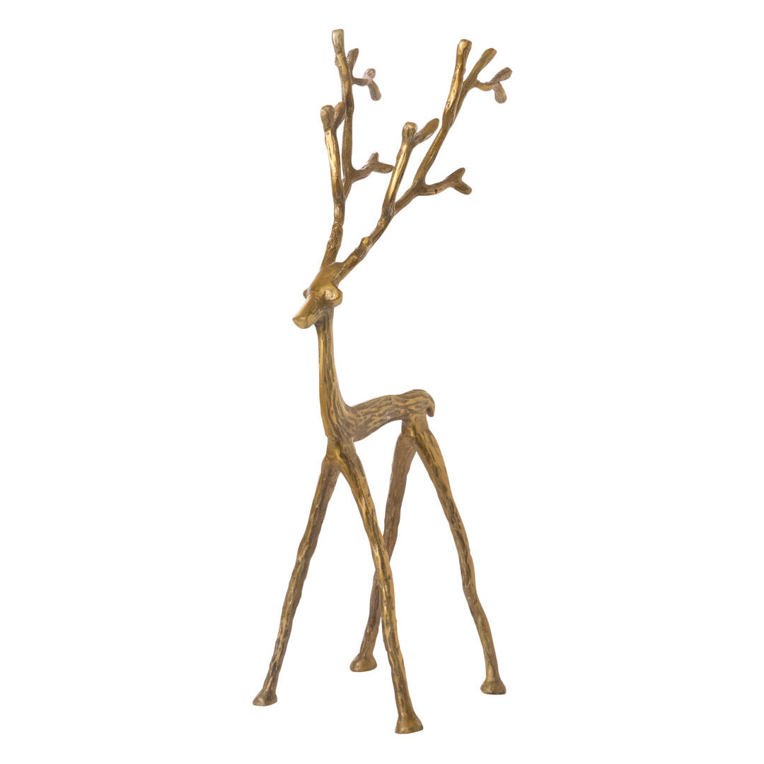 Kingly Reindeer Sculpture