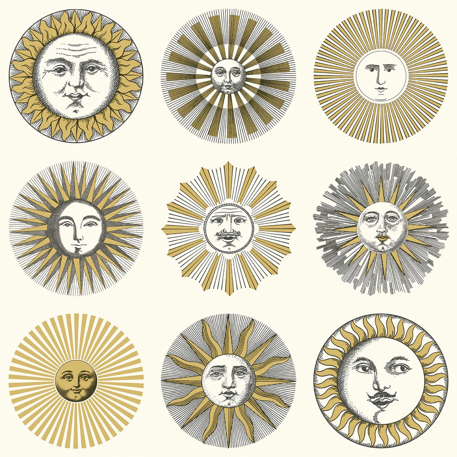 Cole & Son Fornasetti Senza Tempo II Soli Wallpaper