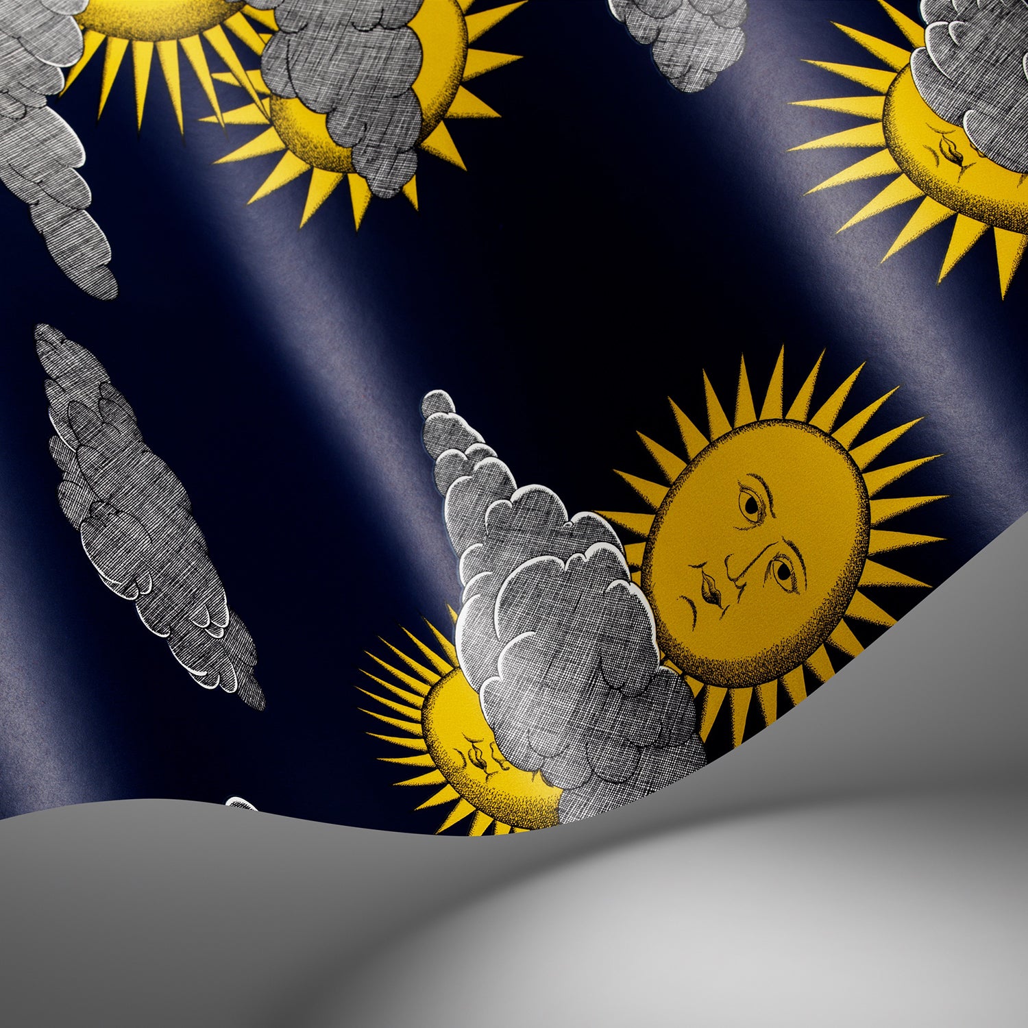 Cole & Son Fornasetti Senza Tempo II Soli E Nuvole Wallpaper