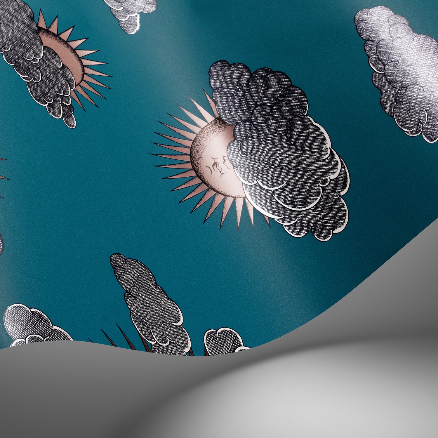 Cole & Son Fornasetti Senza Tempo II Soli E Nuvole Wallpaper