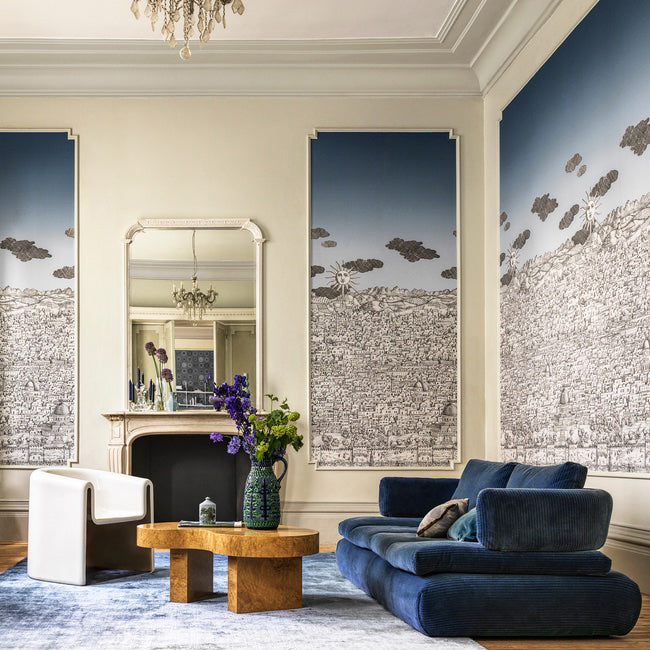 Cole & Son Fornasetti Sensa Tempo II Vista Medeterranea Mural Wallpaper