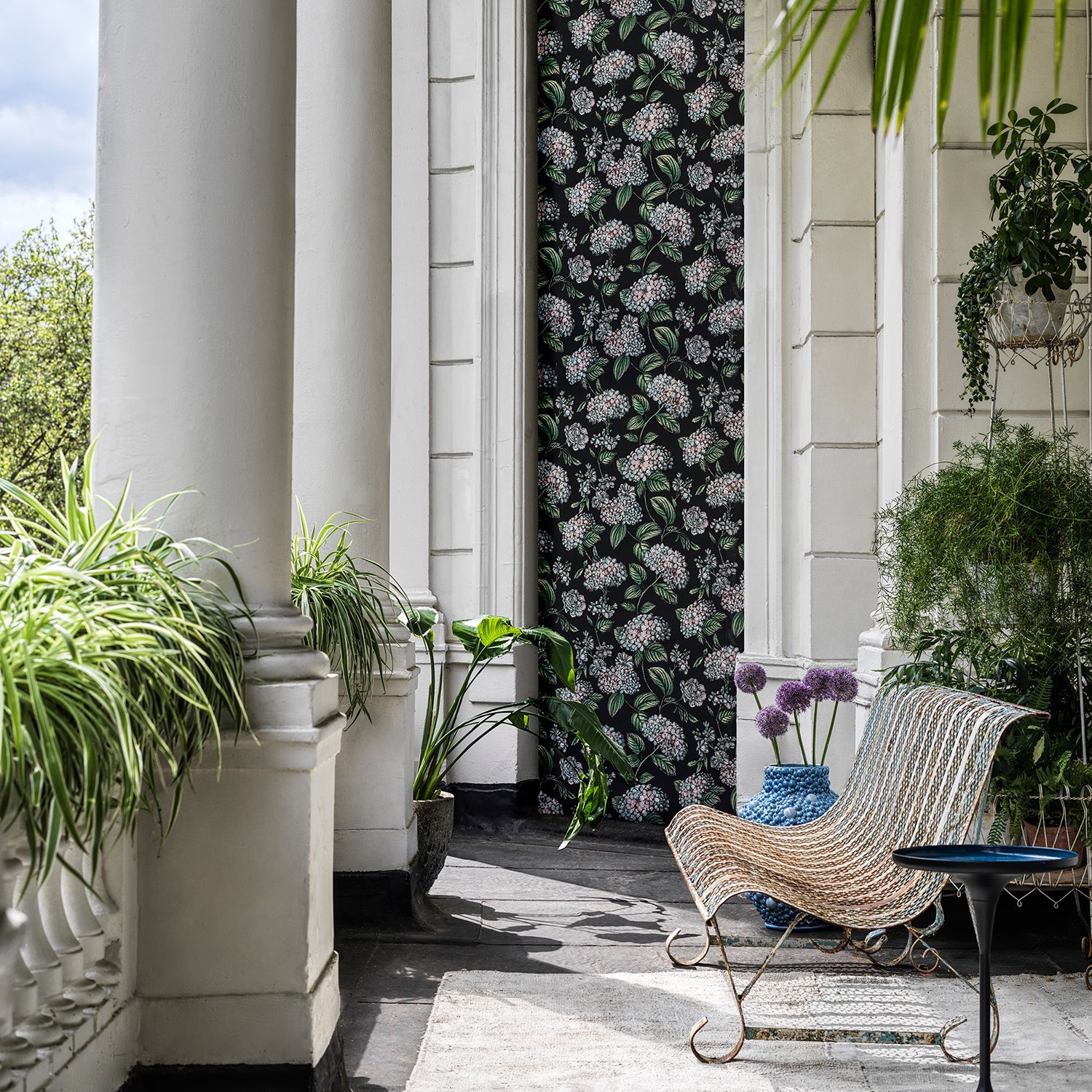 Cole & Son Fornasetti Senza Tempo II Ramo Di Ortensia Wallpaper