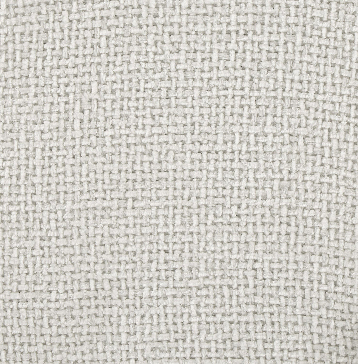 Quinn 64in Cream Chenille Fabric Upholstered 2 Piece Armless Modular Loveseat