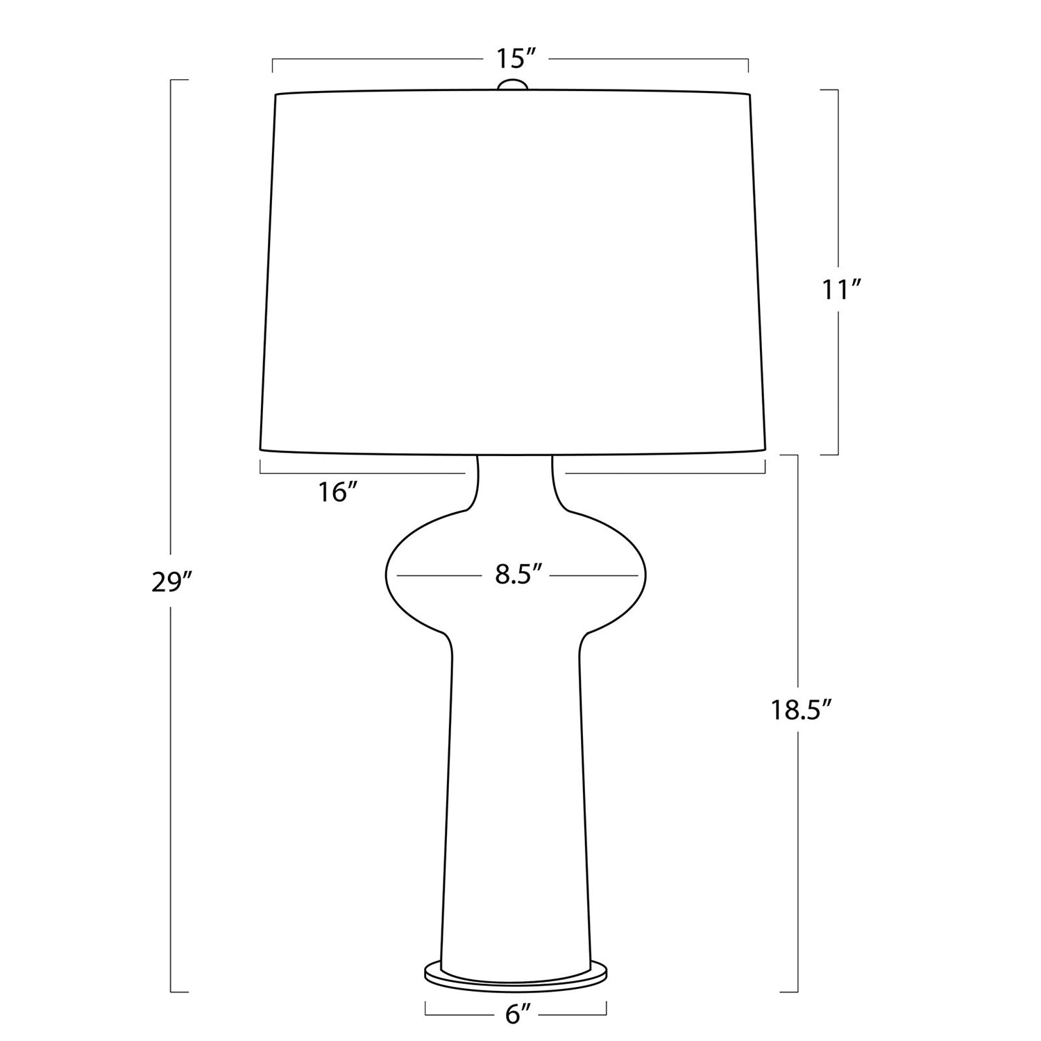 Regina Andrew Sabina Ceramic Table Lamp