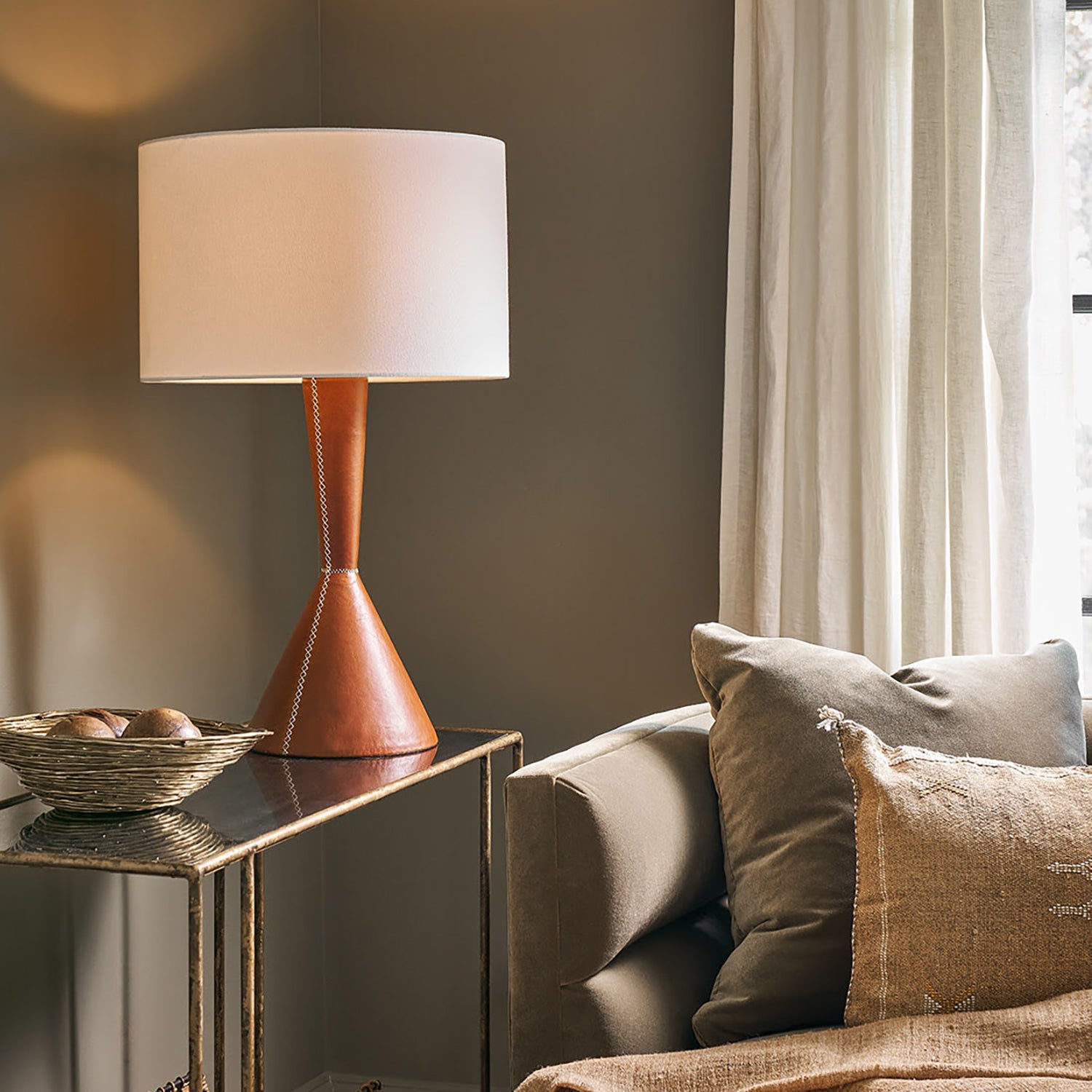 Regina Andrew Denver Leather Table Lamp