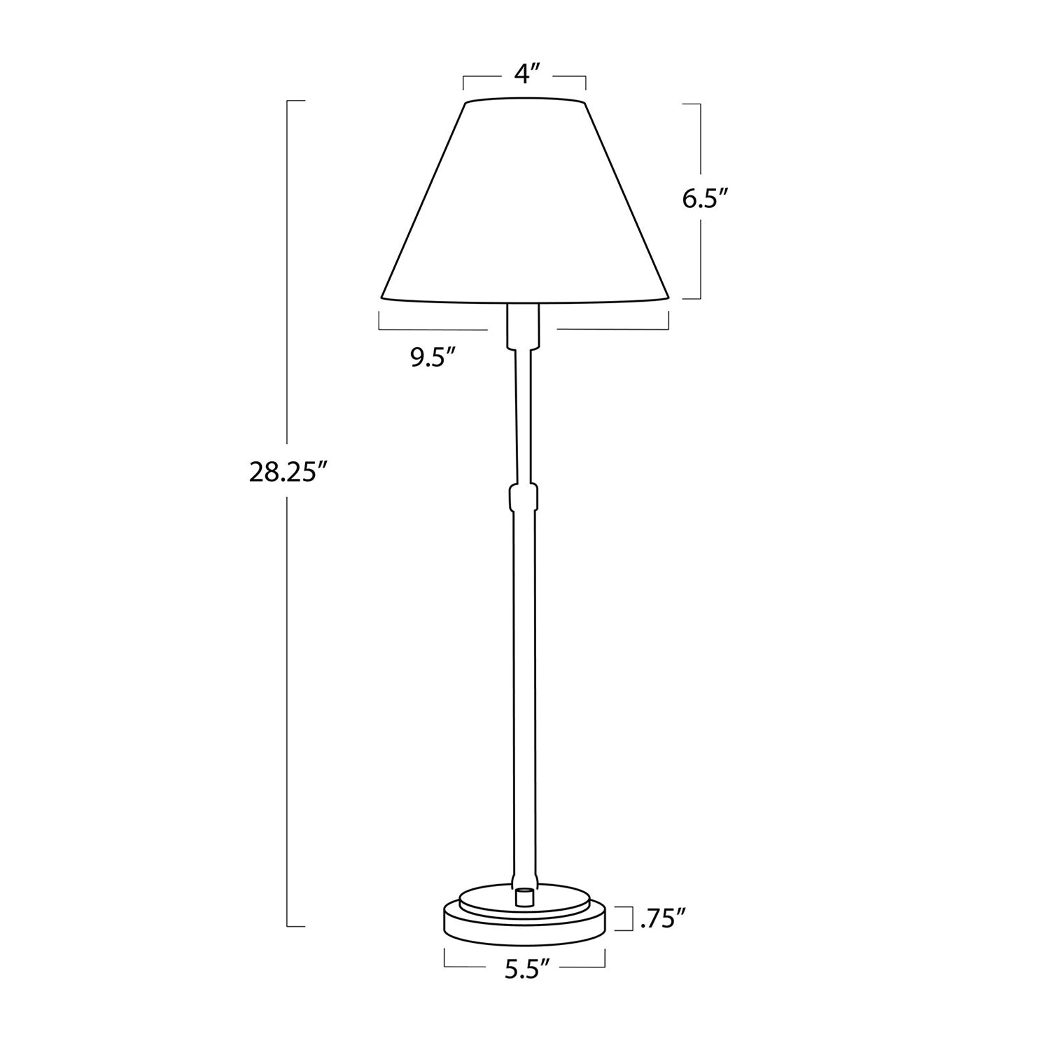 Regina Andrew Polly Rattan Buffet Lamp