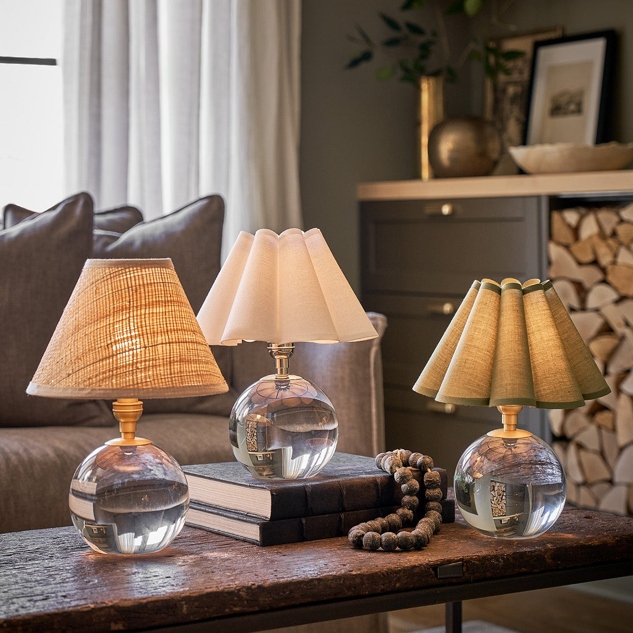 Regina Andrew Giorgio Green Crystal Mini Lamp