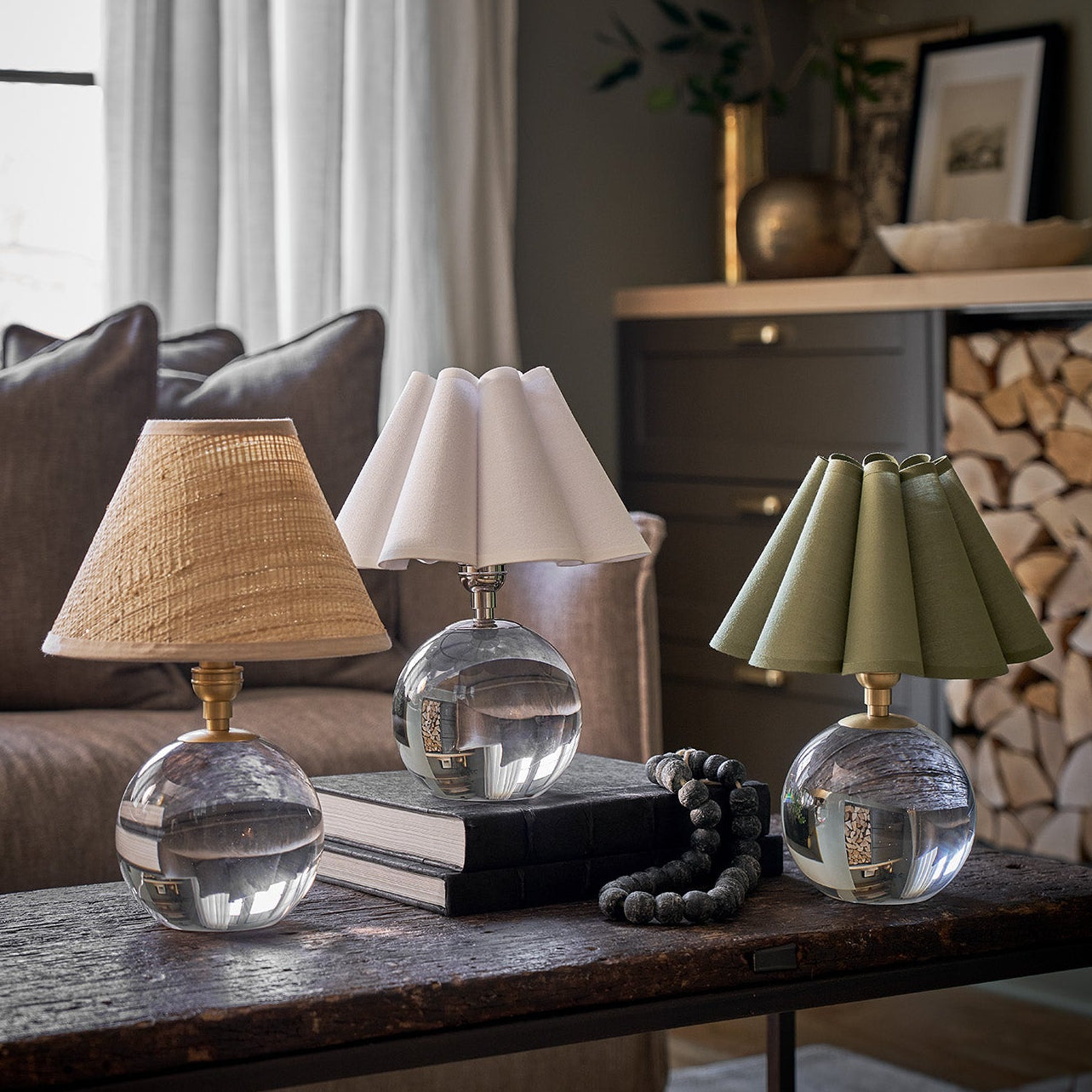 Regina Andrew Giorgio Green Crystal Mini Lamp