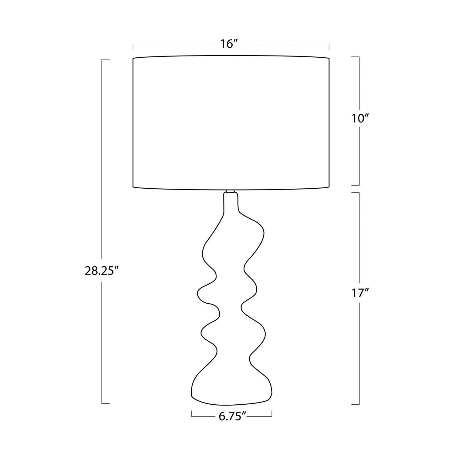 Regina Andrew Blobby Table Lamp