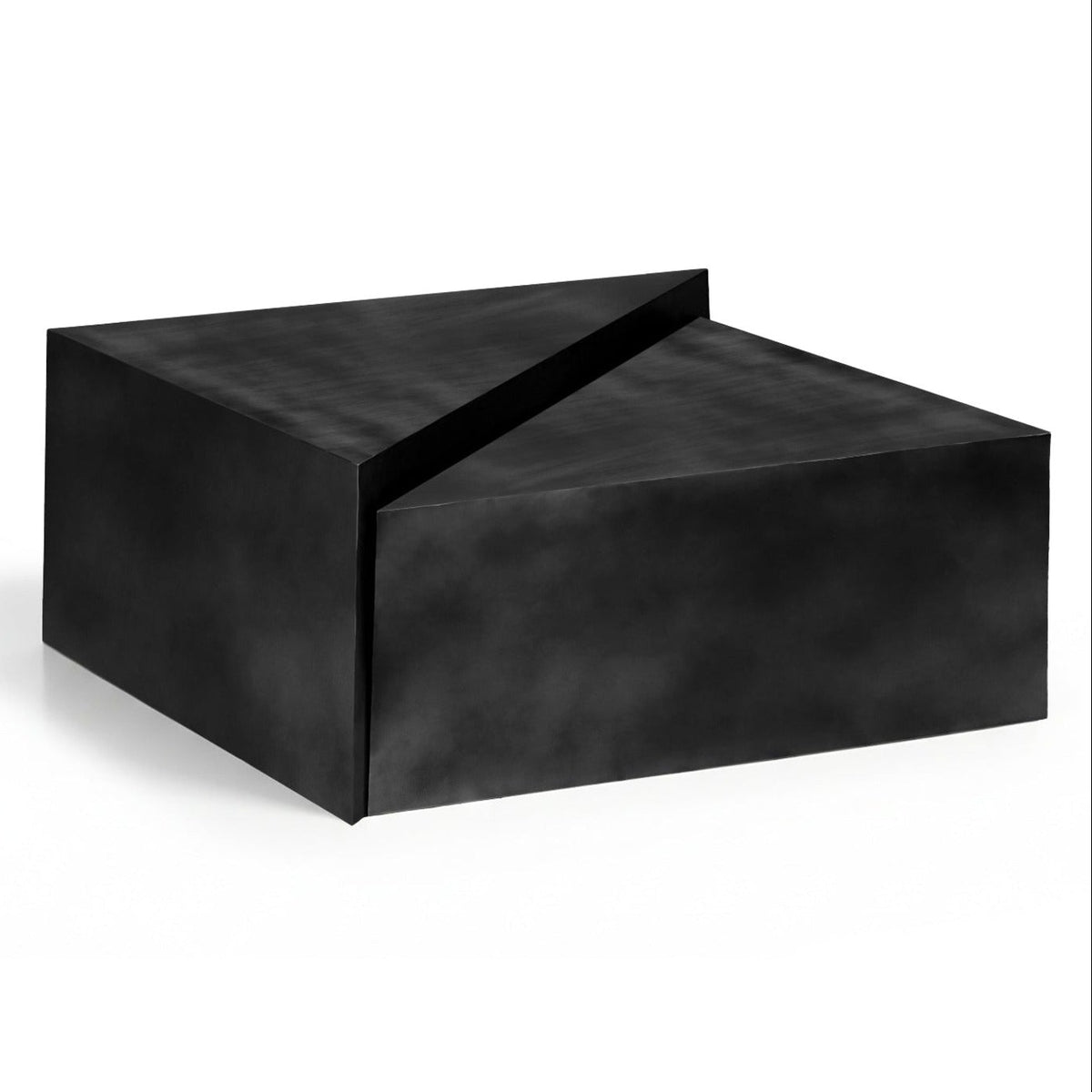 Zani Black Iron Coffee Table in antique black iron, primary product view