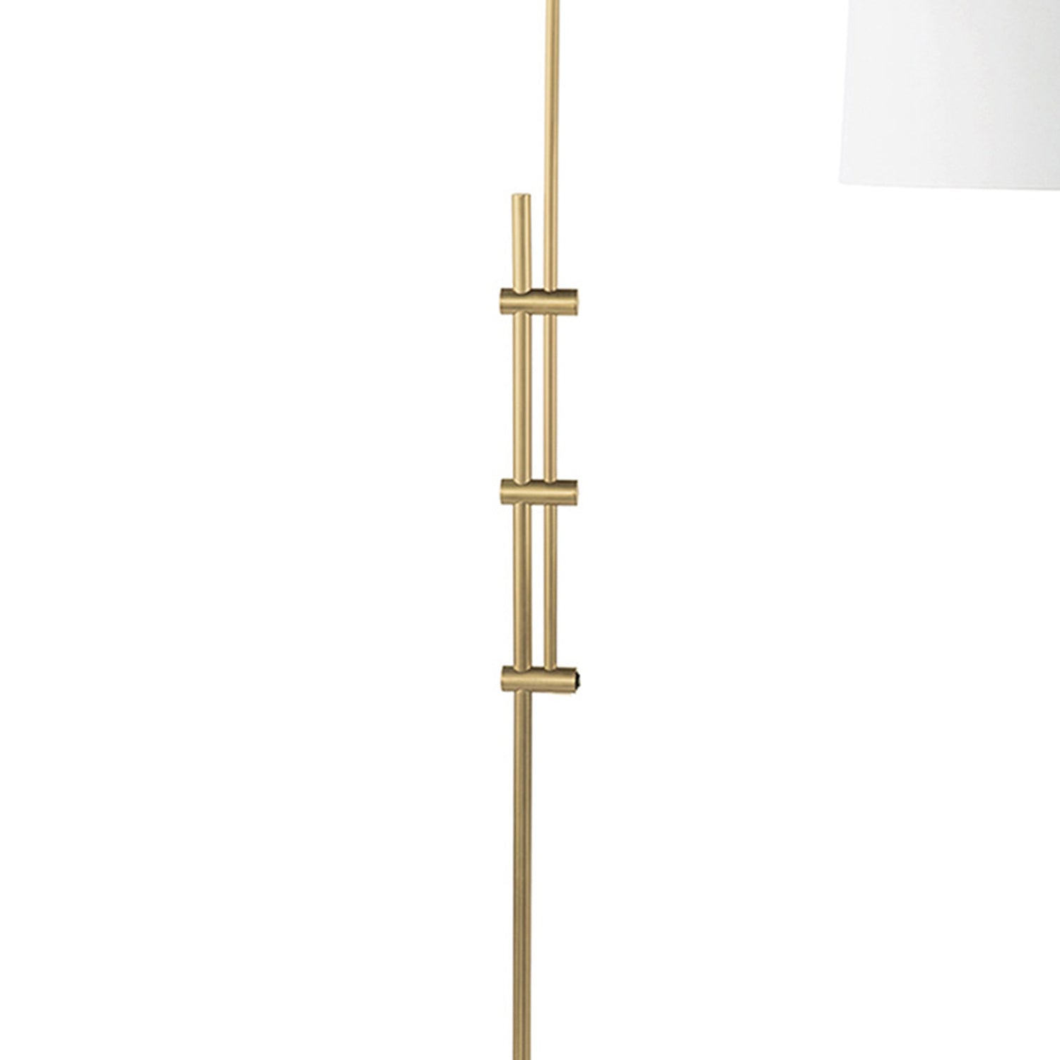 Regina Andrew Arc Natural Brass Floor Lamp