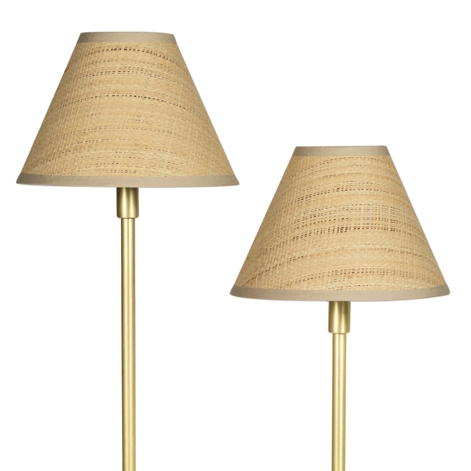 Regina Andrew Polly Rattan Floor Lamp