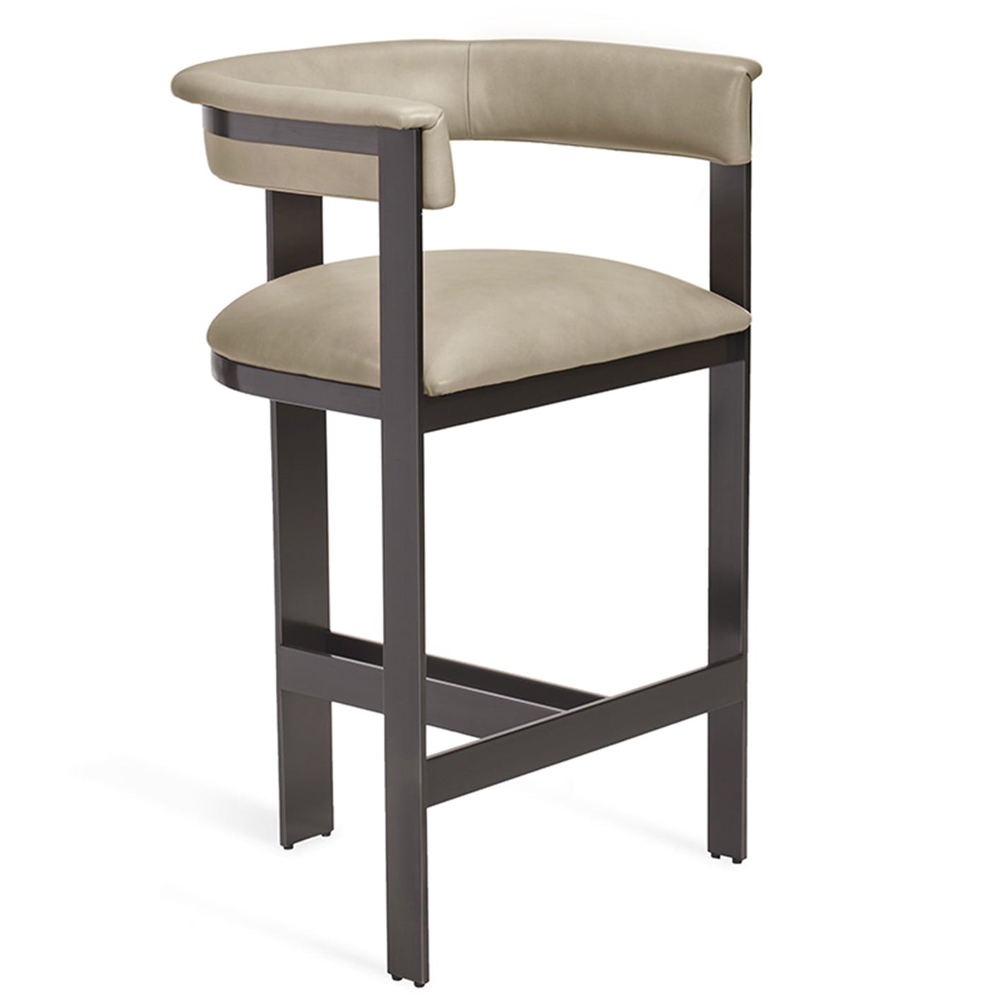 Interlude Home Darcy Fawn Taupe Counter Stool