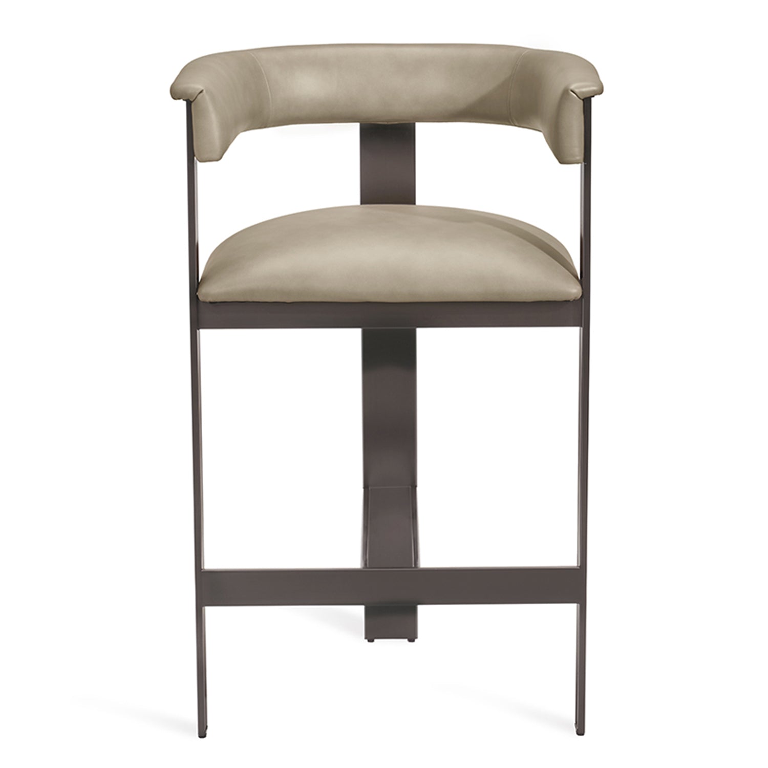Interlude Home Darcy Fawn Taupe Counter Stool