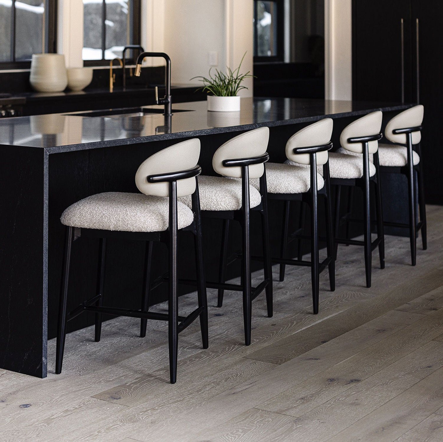 Interlude Home Liam Counter Stool Set of 2