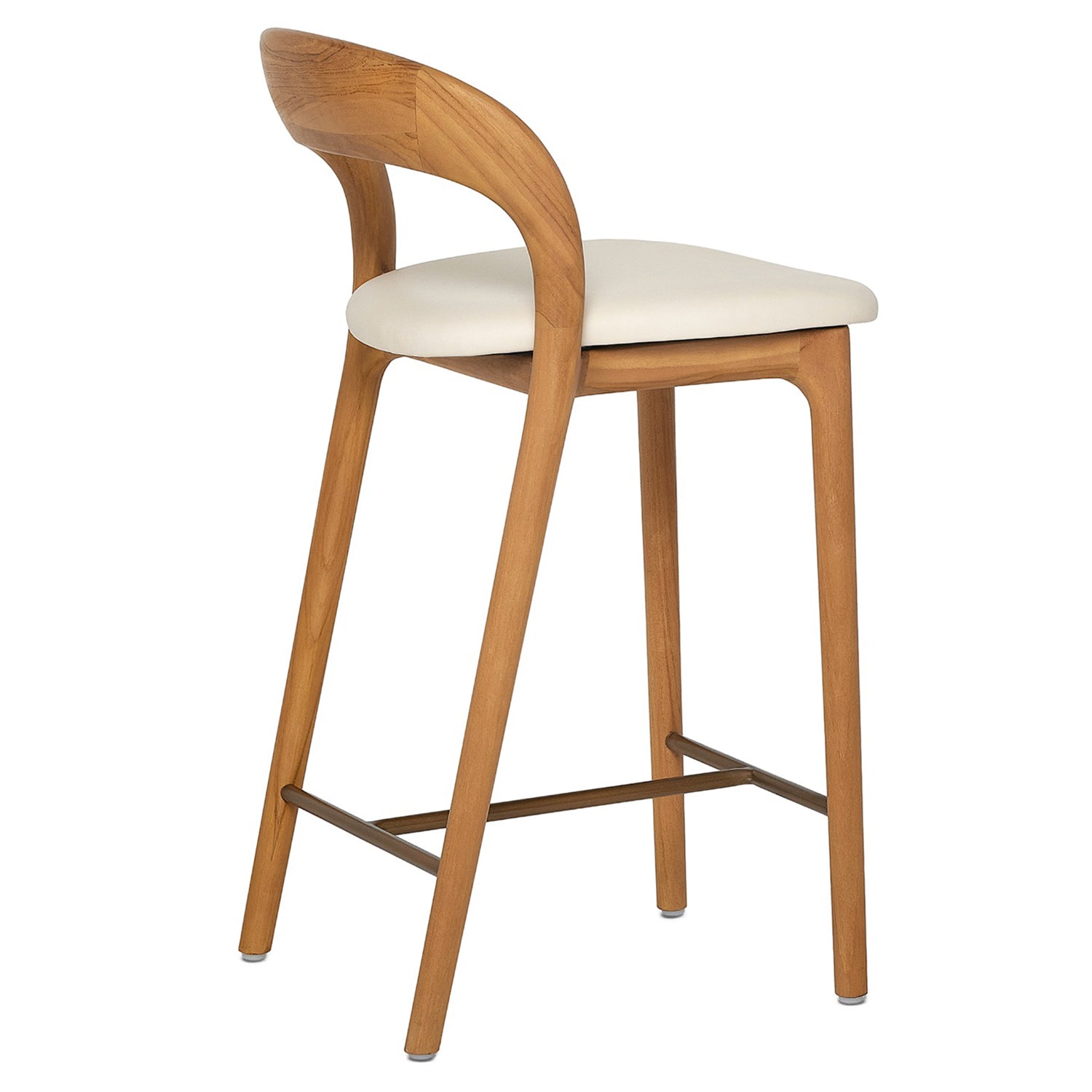 Interlude Home Felix Tawny Counter Stool Set of 2 styled in a room