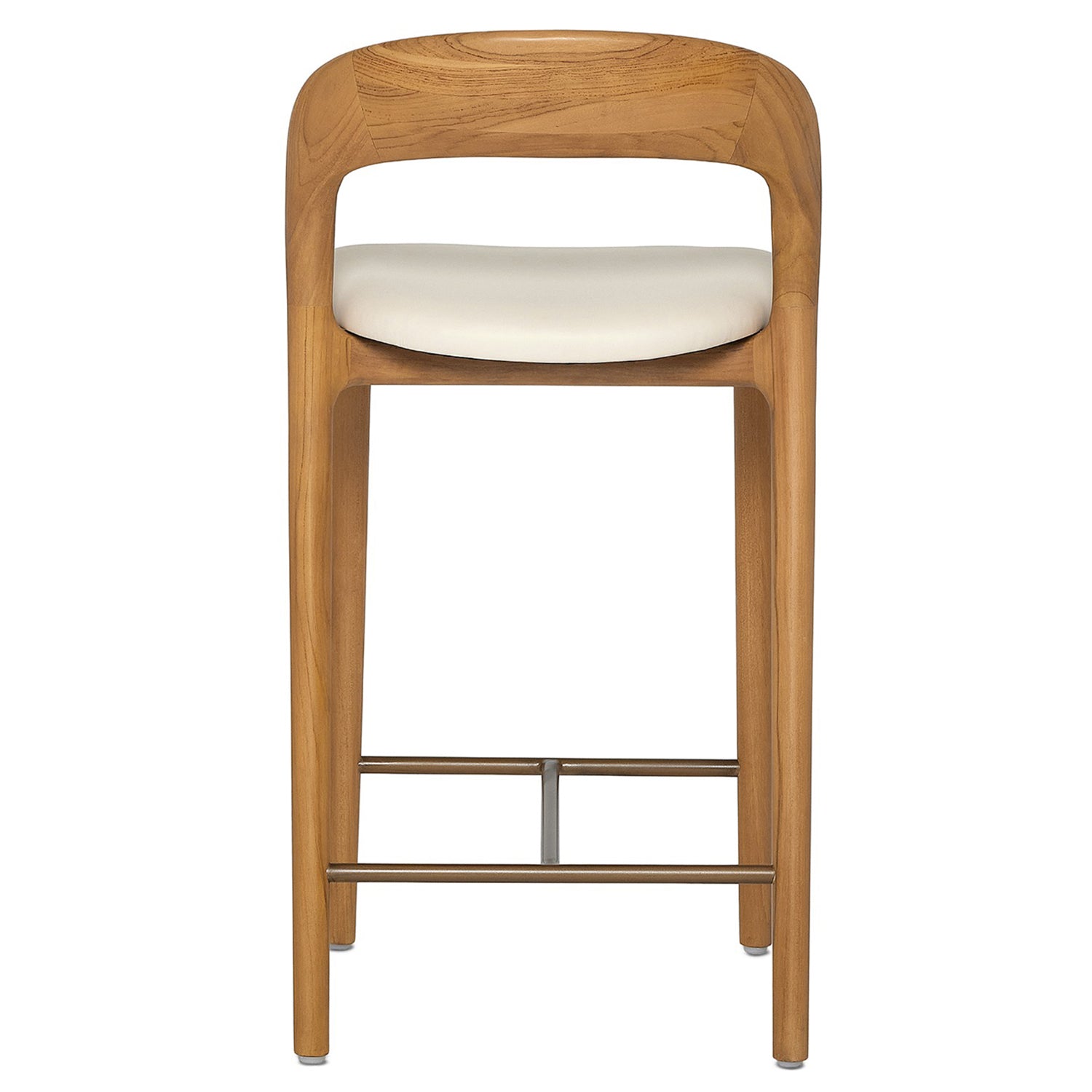 Interlude Home Felix Tawny Counter Stool Set of 2 shown to scale in a space