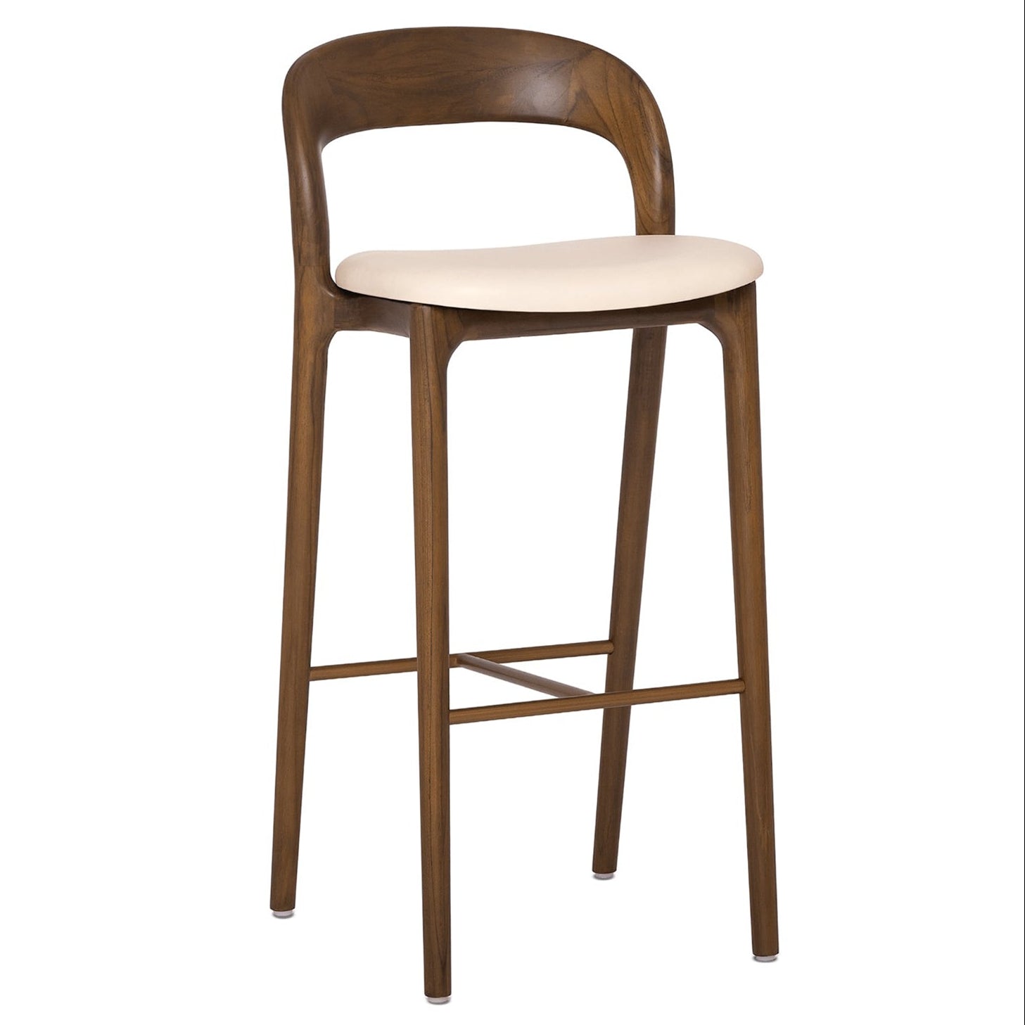 Interlude Home Felix Classic Walnut Bar Stool Set of 2