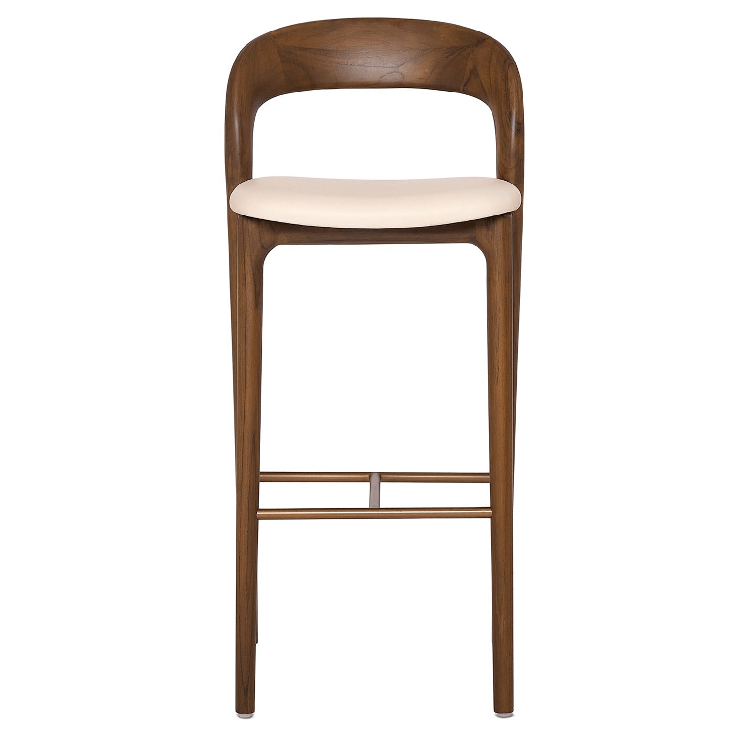 Interlude Home Felix Classic Walnut Bar Stool Set of 2