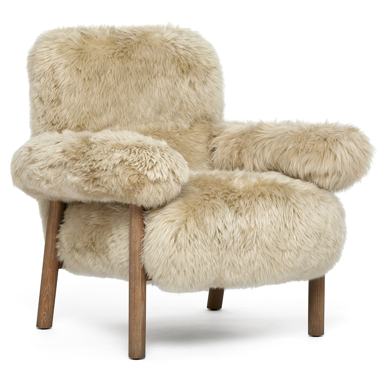 Interlude Home Nolan Morel Taupe Lounge Chair