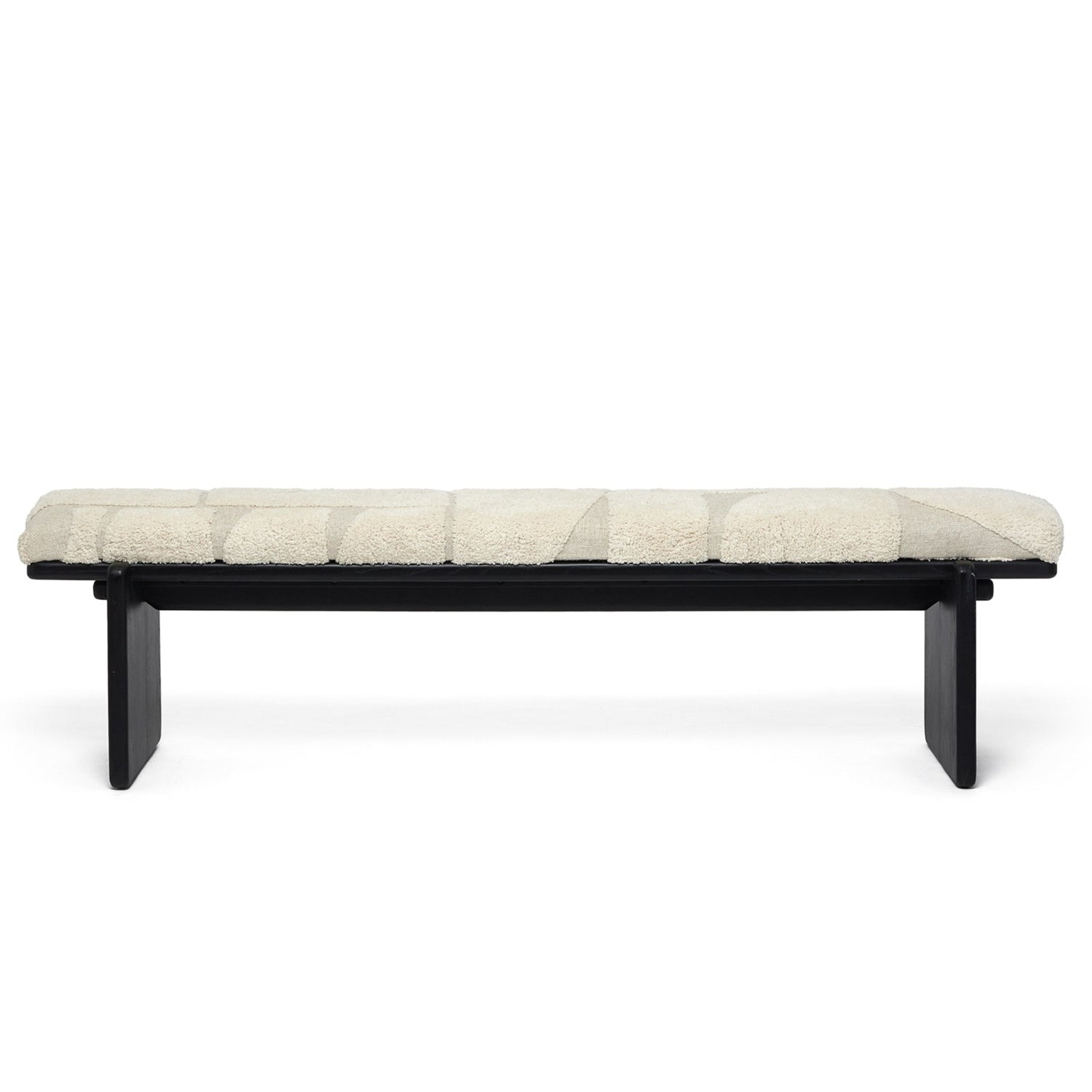 Interlude Home Collier Matte Black Grand Bench