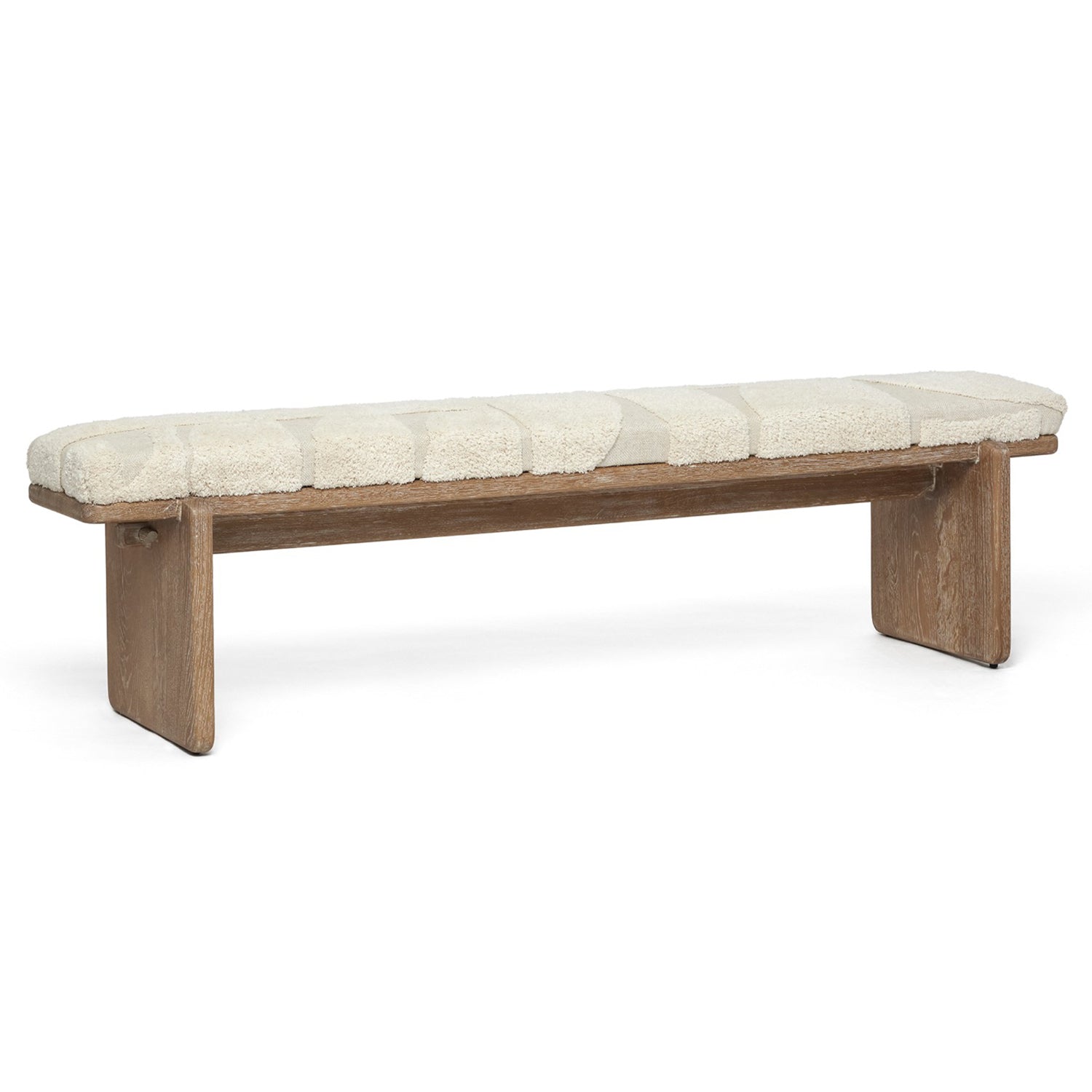 Interlude Home Collier Autumn Brown Grand Bench