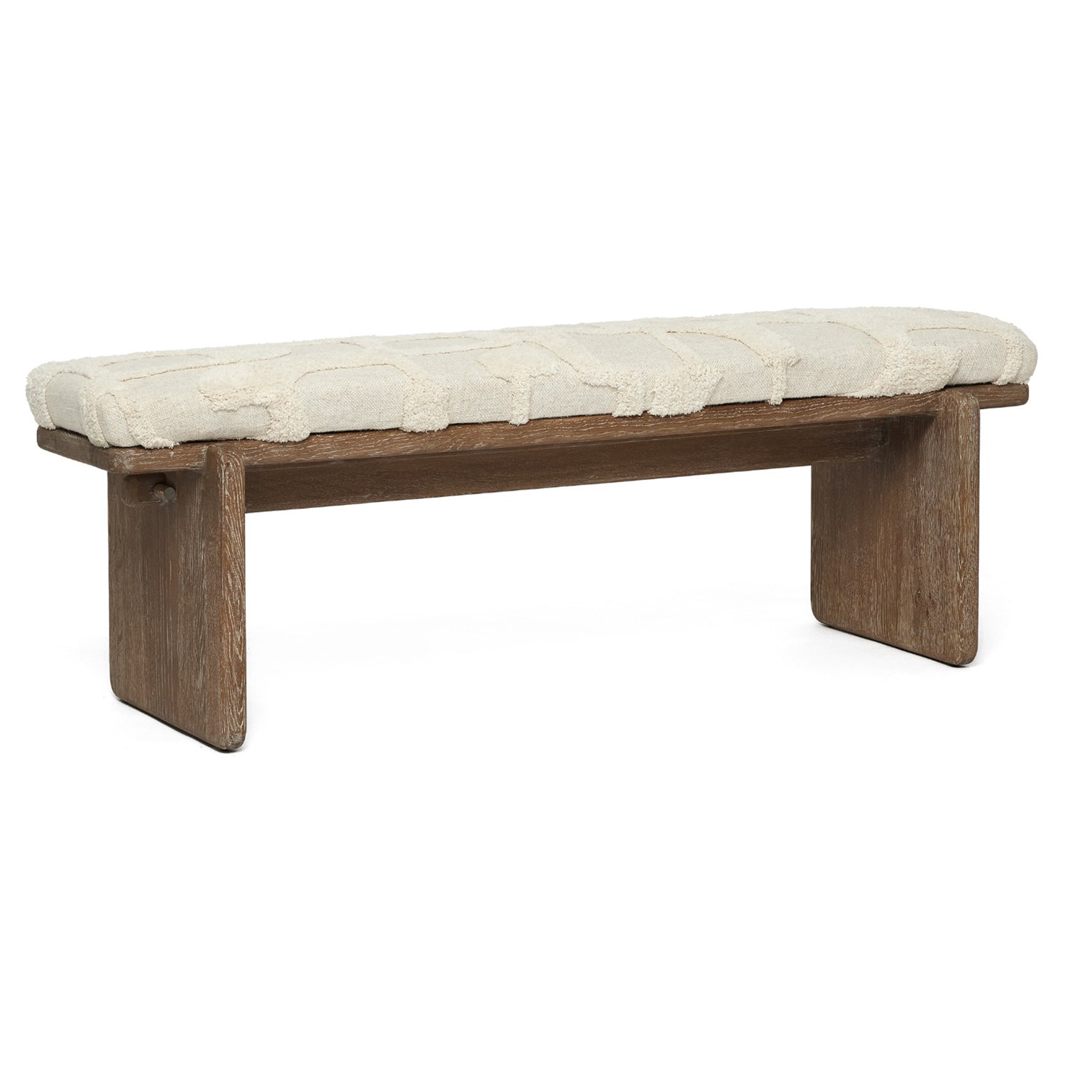 Interlude Home Collier Autumn Brown Bench