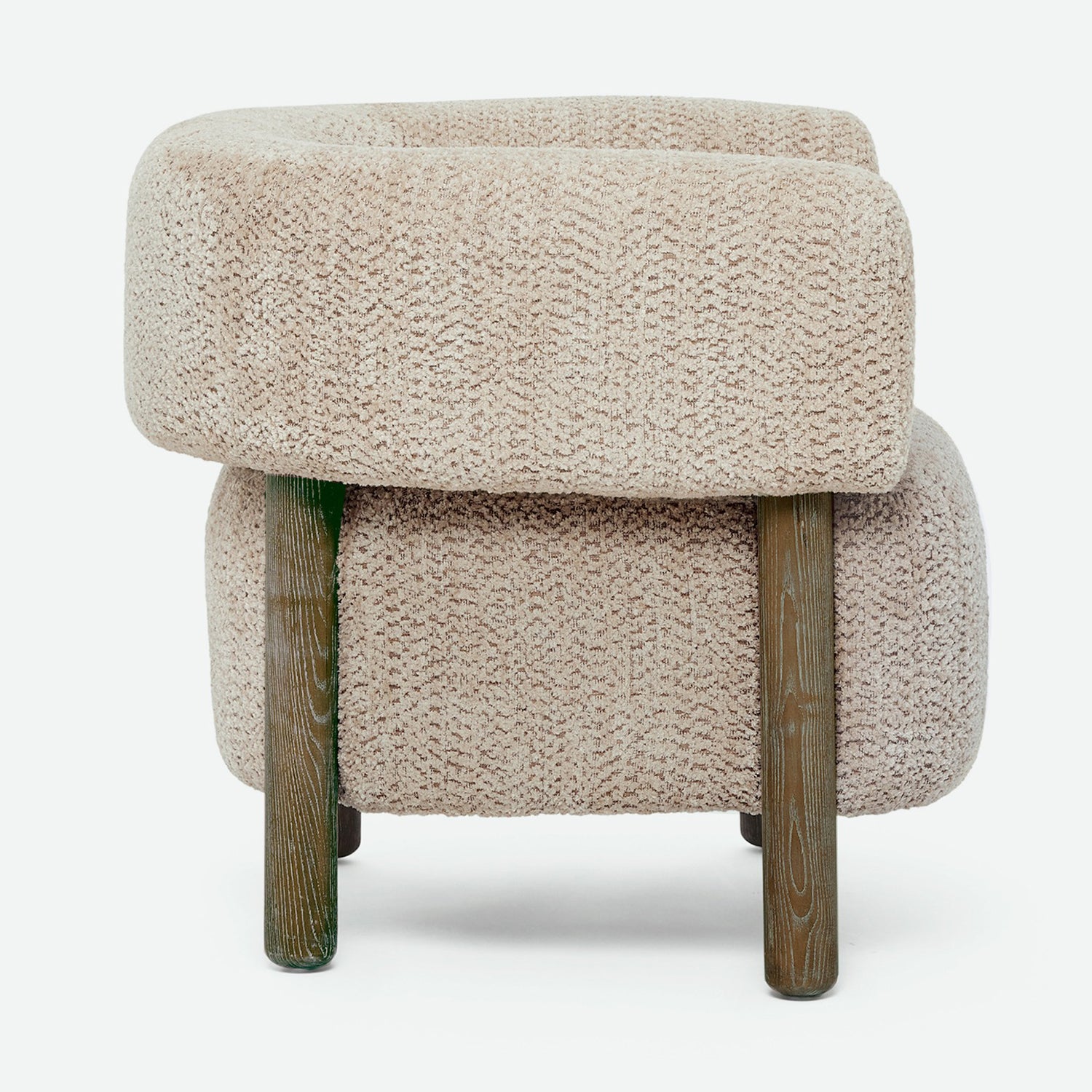 Interlude Home Denison Twig Lounge Chair styled in a room